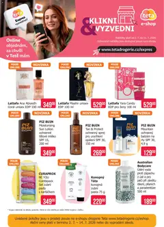 Náhled letáku TETA Drogerie leták od 02.07.2026 | Strana: 16 | Produkty: Tělové mléko, Voda, Mléko, Drogerie