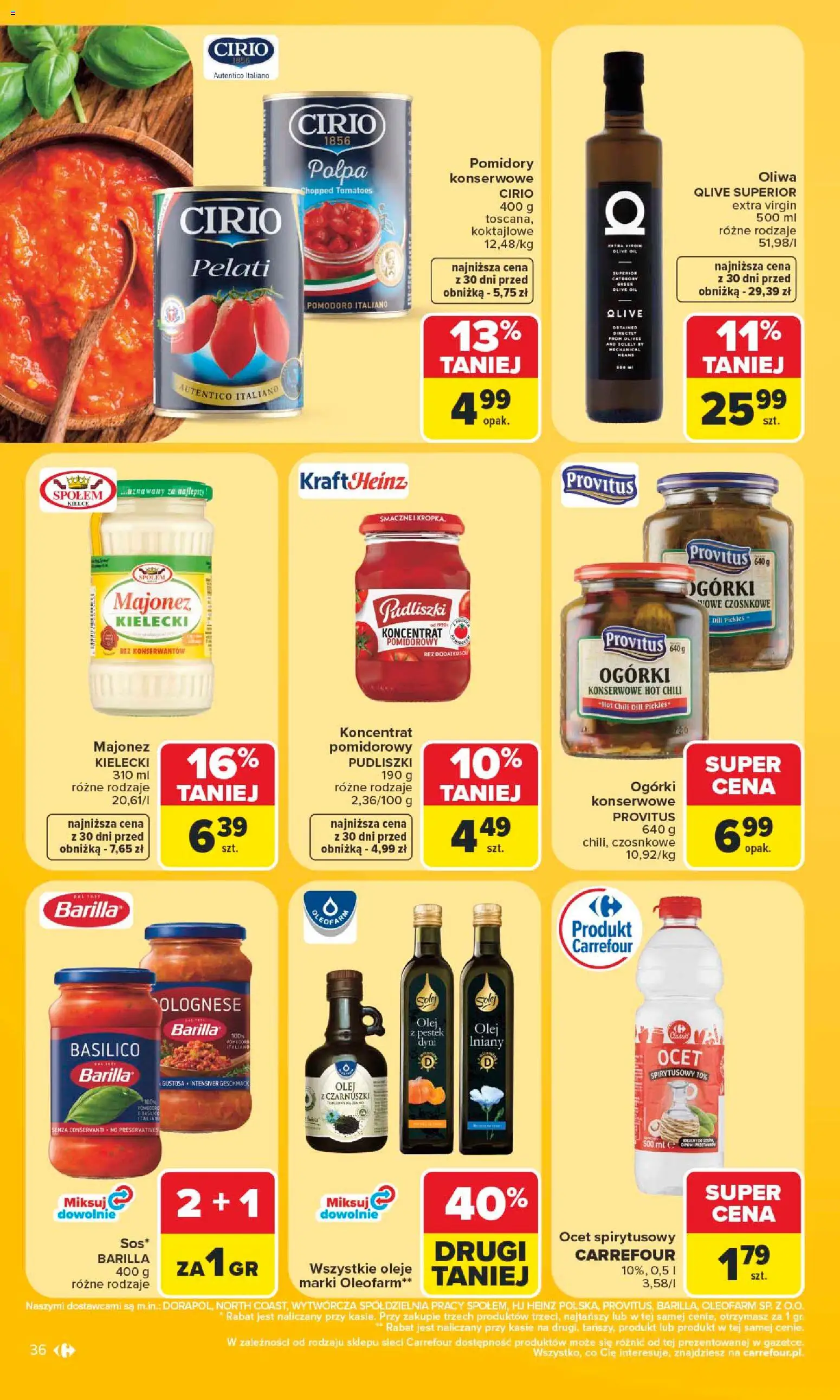 Carrefour gazetka od 15.06.2026 | Strona: 38 | Produkty: Ocet spirytusowy, Chili, Ocet, Olej