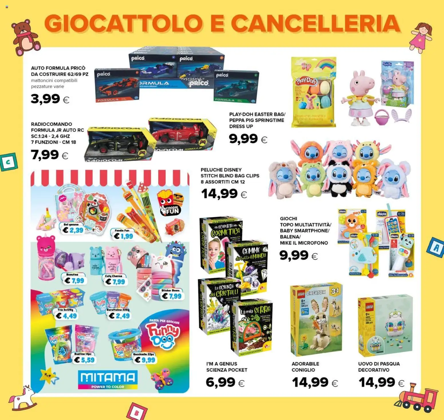 Volantino Oasi del 11.03.2026 | Pagina: 22 | Prodotti: Peluche, Tè, Pasta, Uovo di pasqua