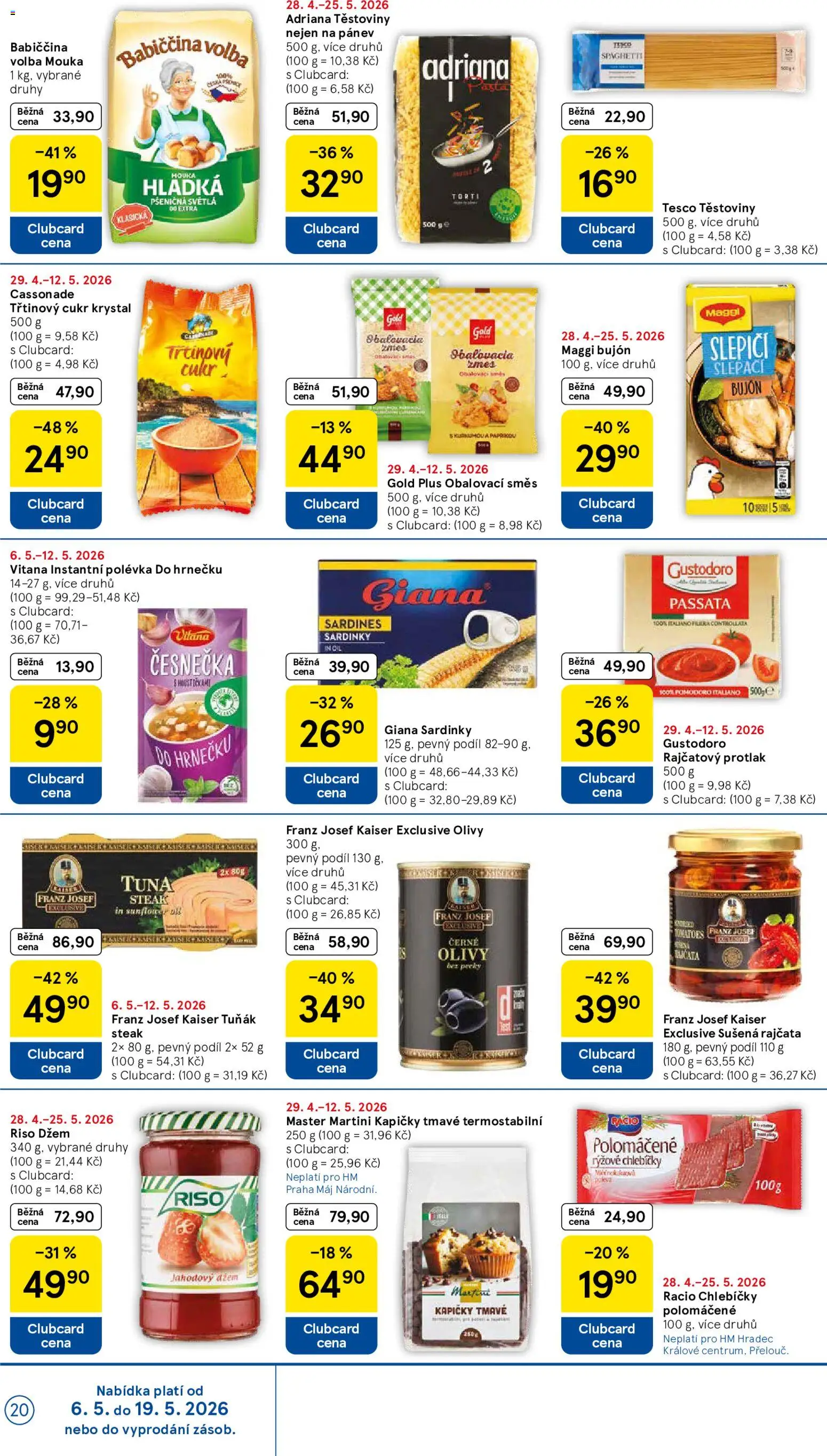 Tesco leták - Hypermarket od 06.05.2026 | Strana: 20