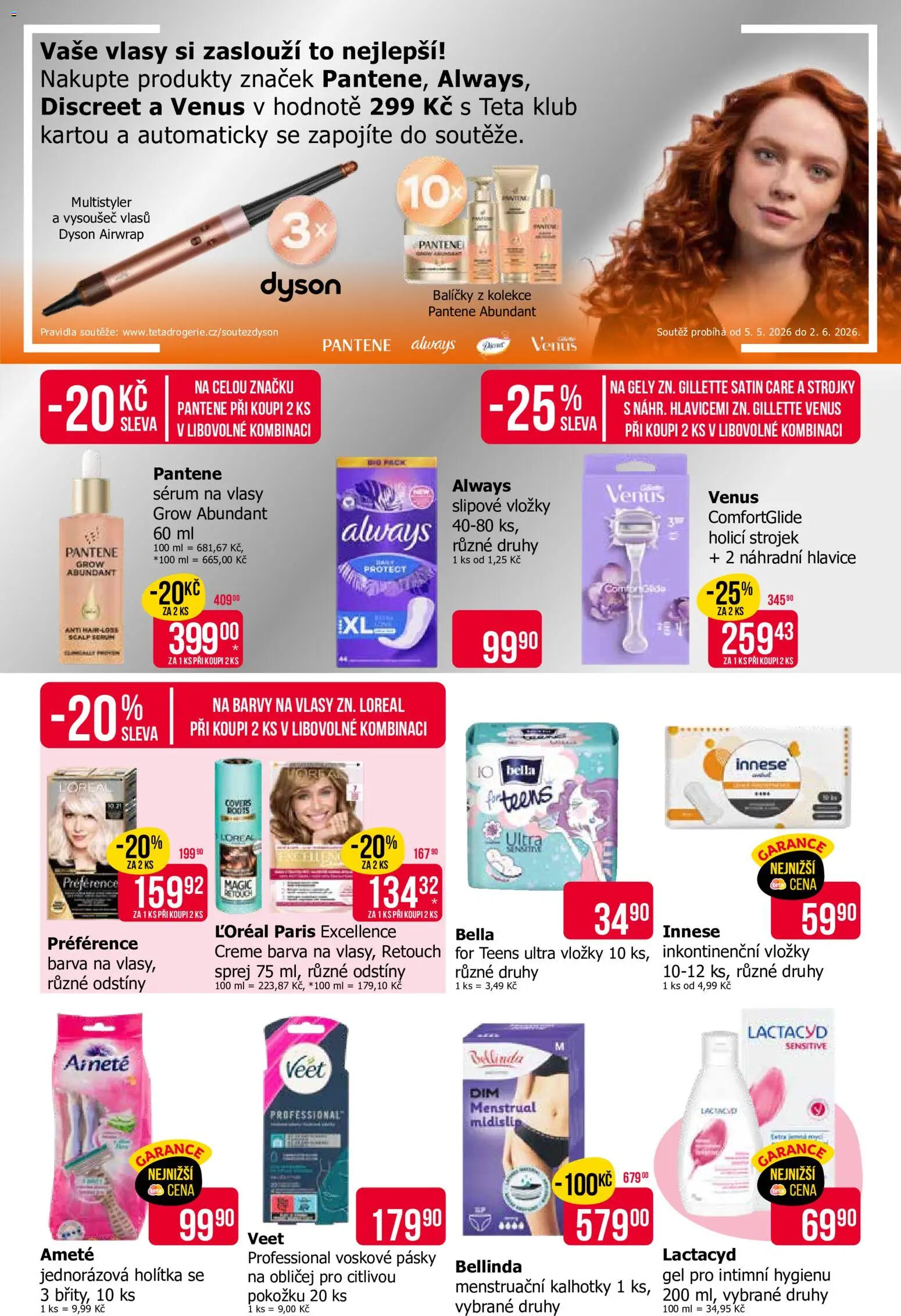 TETA Drogerie leták od 21.05.2026 | Strana: 7 | Produkty: Kalhotky, Menstruační kalhotky, Holicí strojek, Barvy na vlasy
