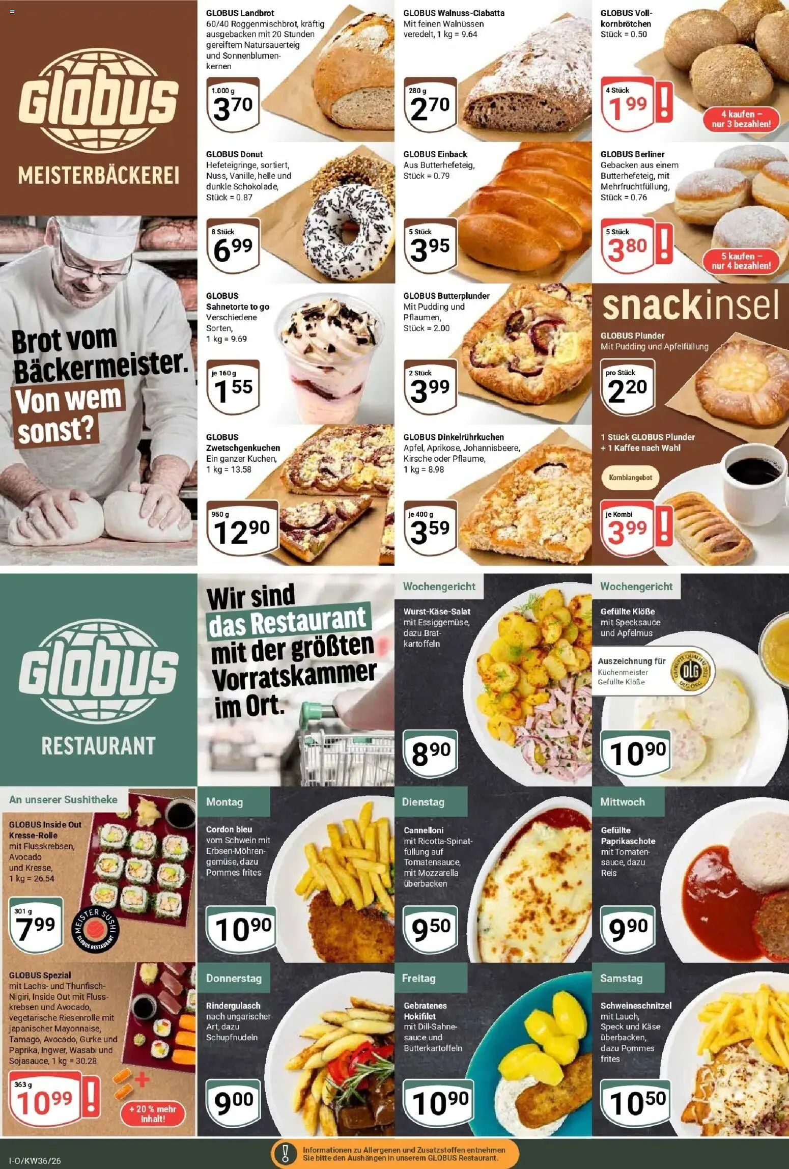 Globus Prospekt Idar-Oberstein – gültig ab 31.08.2026 | Seite: 8 | Produkte: Pommes, Avocado, Lachs, Apfelmus