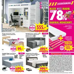 SB Möbel Boss Prospekt ab 13.06.2026 gültig | Seite: 9 | Produkte: Boxspringbett, Regal, Liege, Wasser
