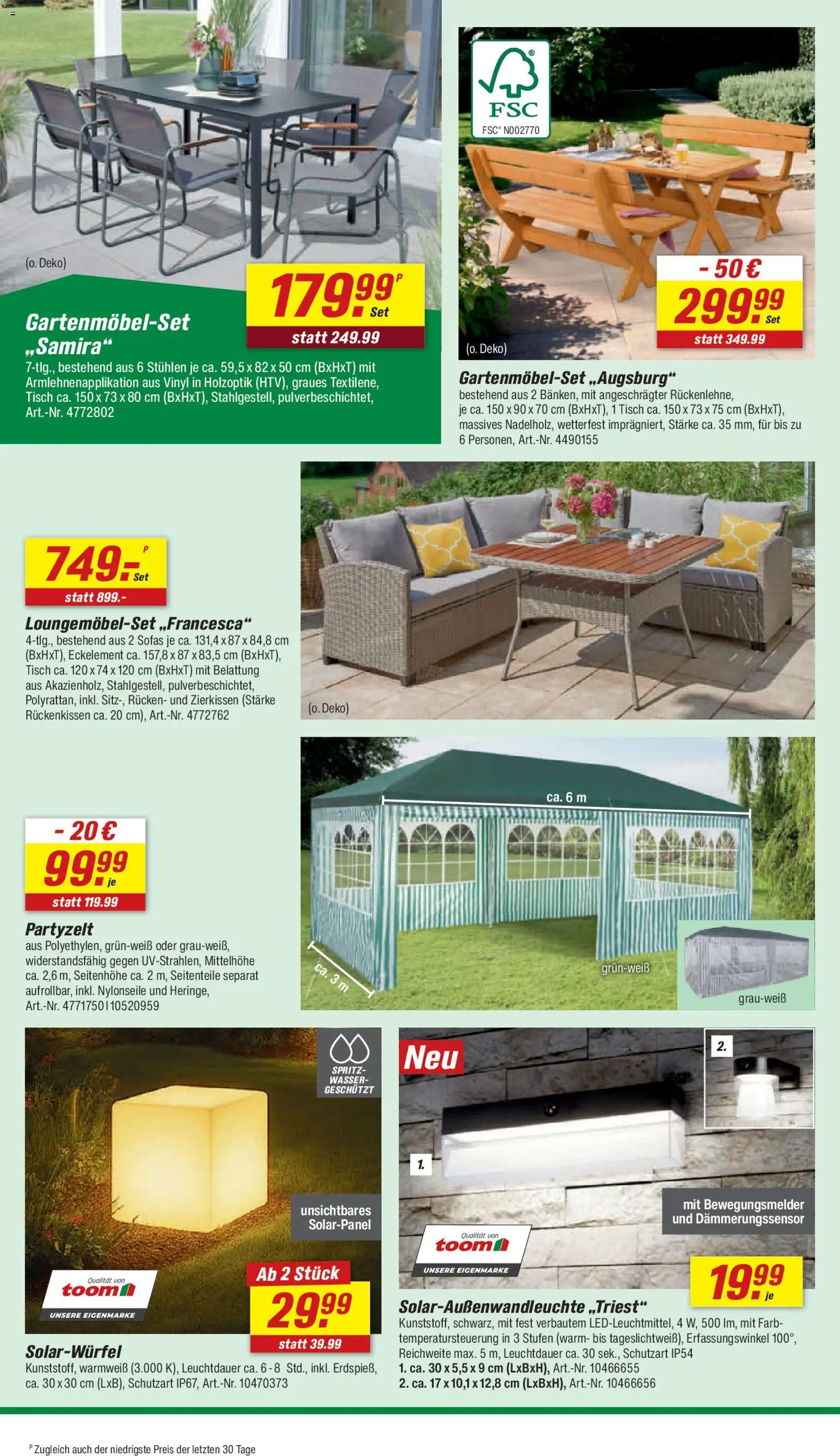 Toom Baumarkt Prospekt – gültig ab 06.06.2026 | Seite: 12 | Produkte: Tisch, Wasser