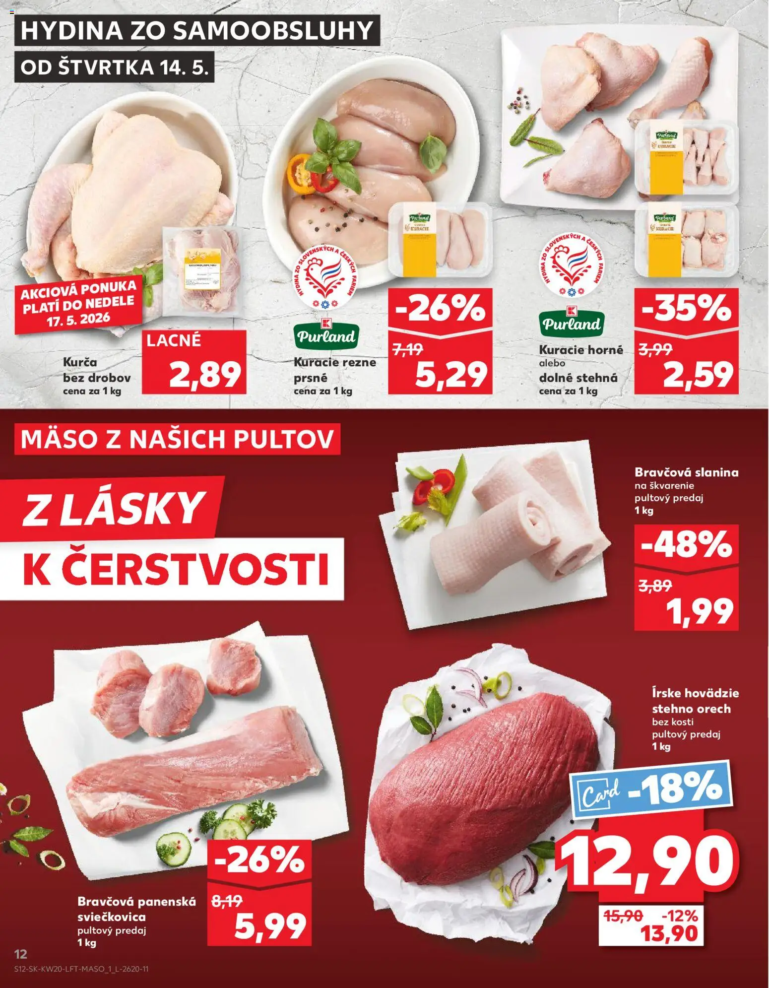 Nové Kaufland akcie – leták je platný od 14.05.2026 | Strana: 12