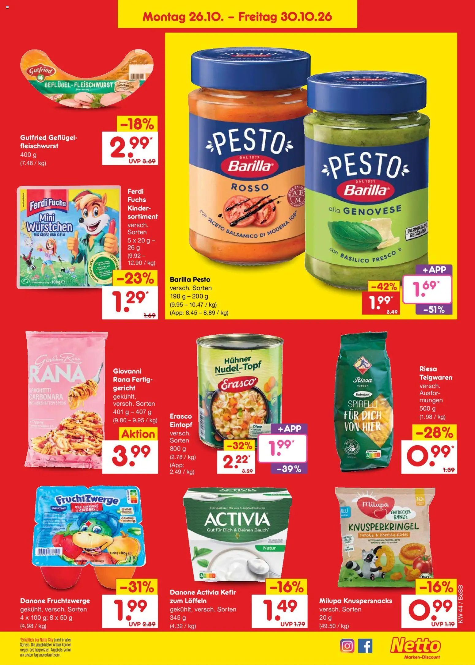 Netto Marken-Discount Prospekt – gültig ab 26.10.2026 | Seite: 29