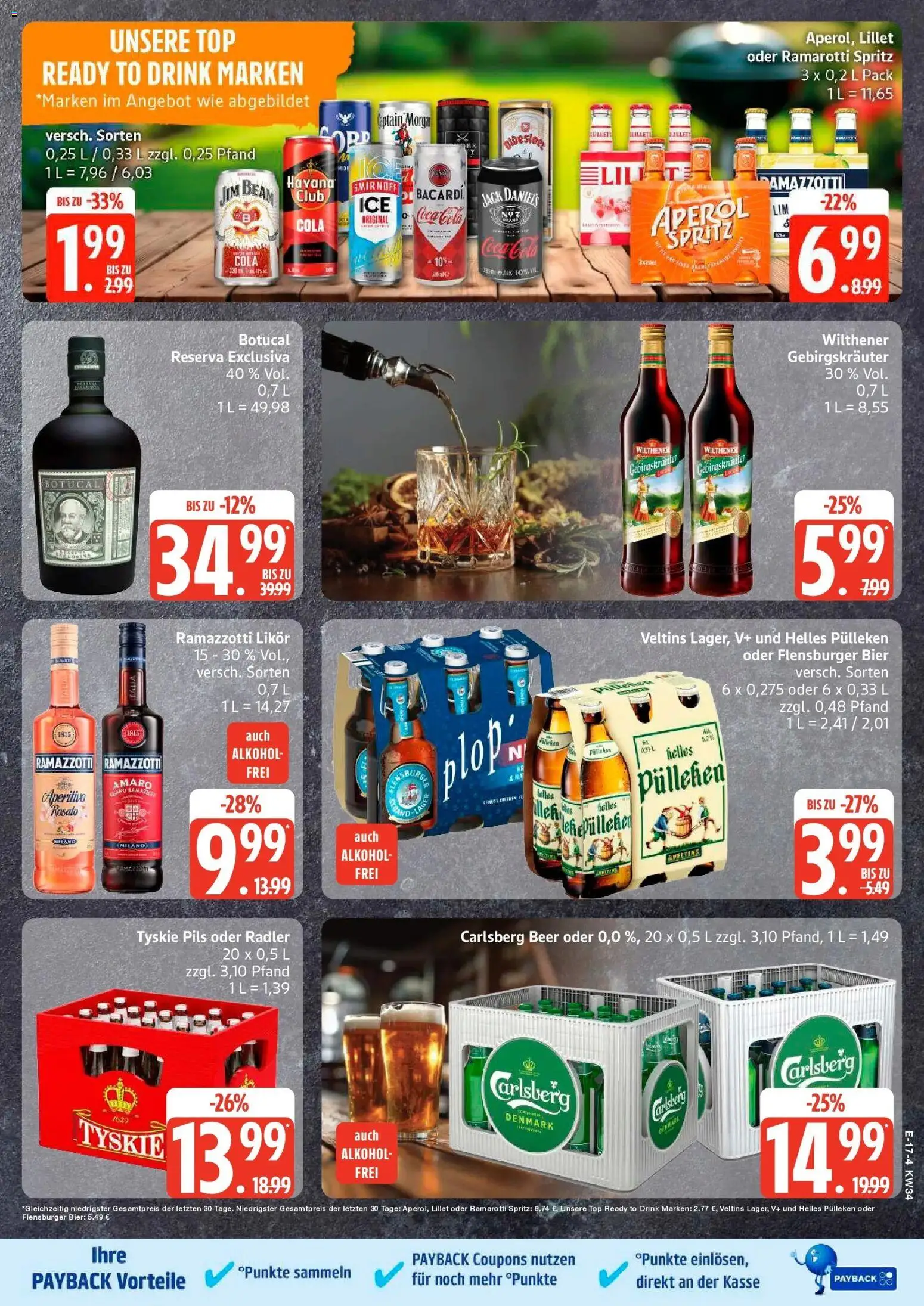 Marktkauf Prospekt Grevesmühlen (ab 17.08.2026) » Angebote online | Seite: 17 | Produkte: Tyskie, Carlsberg, Wilthener, Flensburger