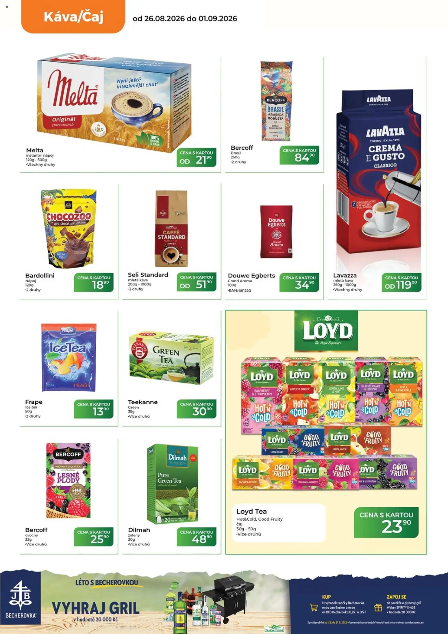 Tamda Foods leták od 26.08.2026 | Strana: 22 | Produkty: Káva, Melta, Ovocný čaj, Zázvor