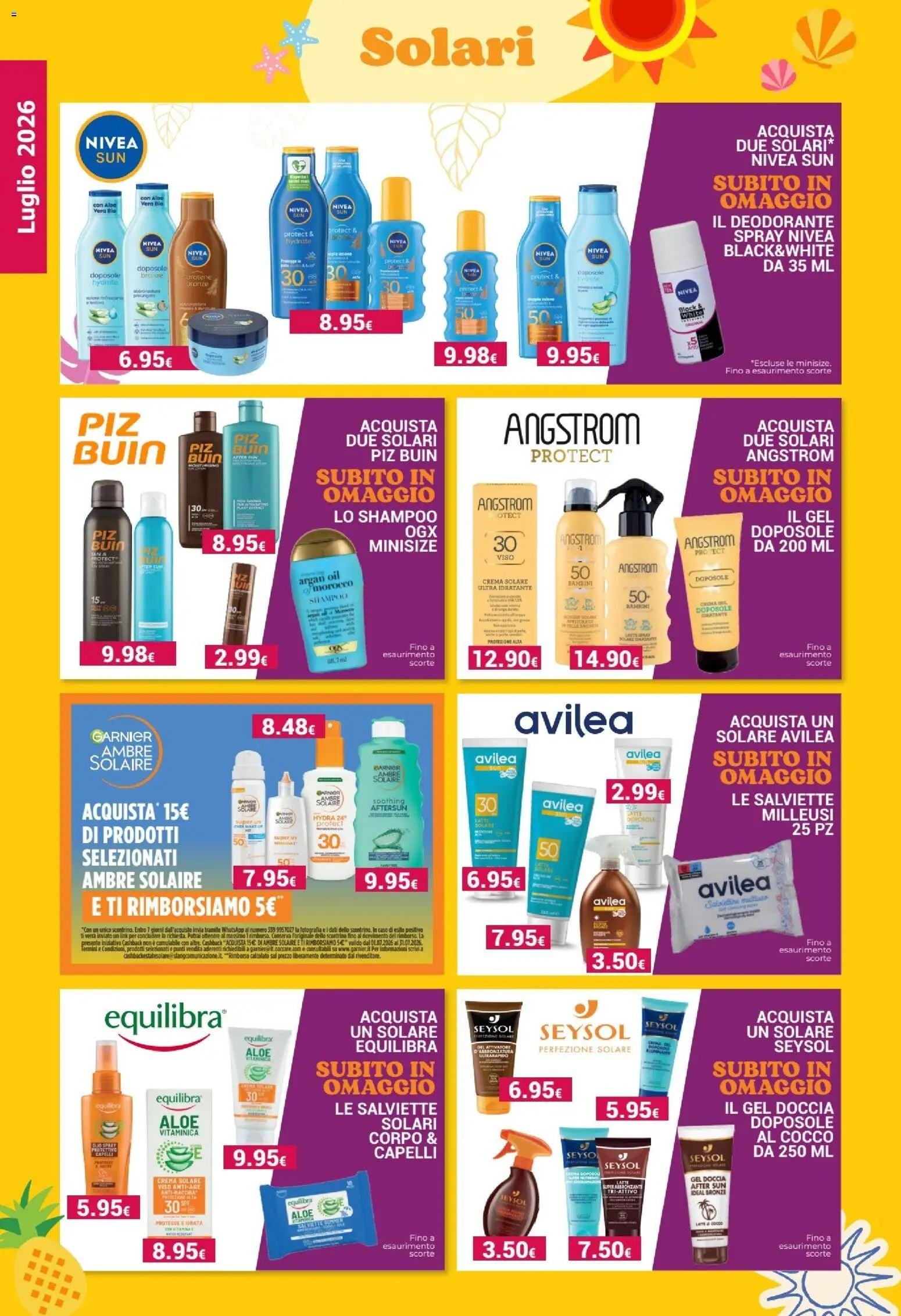 Volantino Tigotà del 01/07/2026 | Pagina: 2 | Prodotti: Pile, Shampoo, Crema, Crema solare