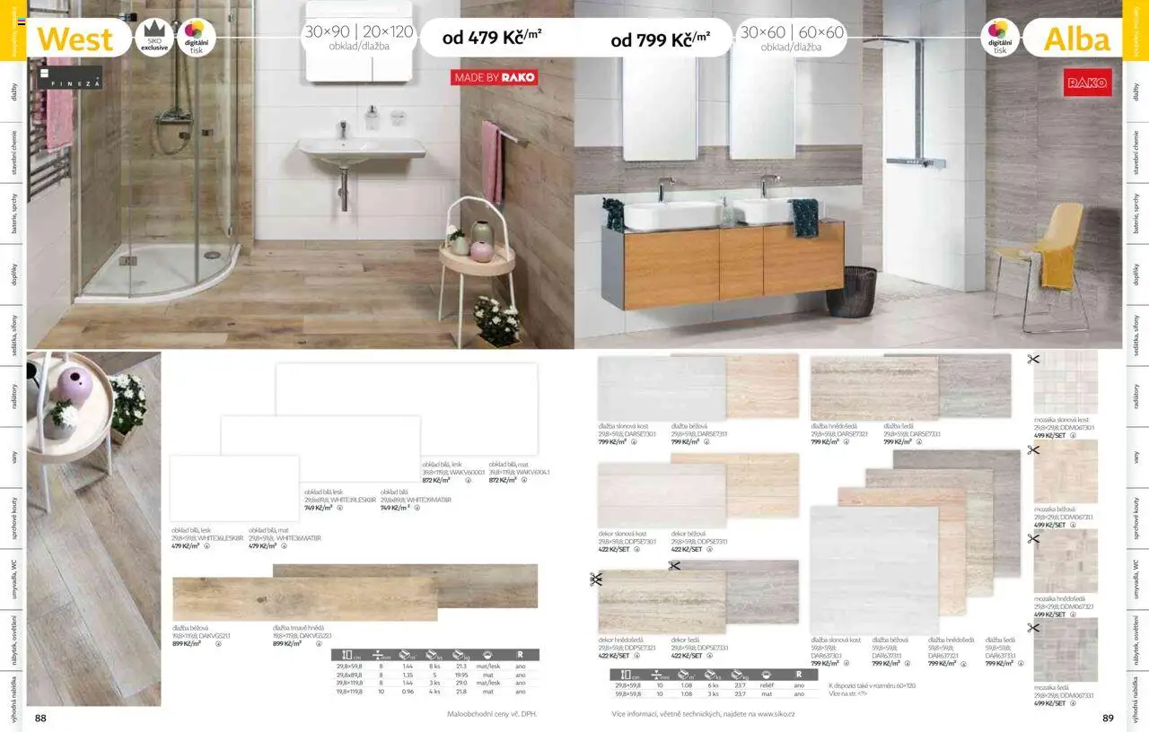 Siko koupelny katalog Koupelny 2025/2026 od 14.10.2025 | Strana: 45 | Produkty: Osvětlení, Dlažba, Wc