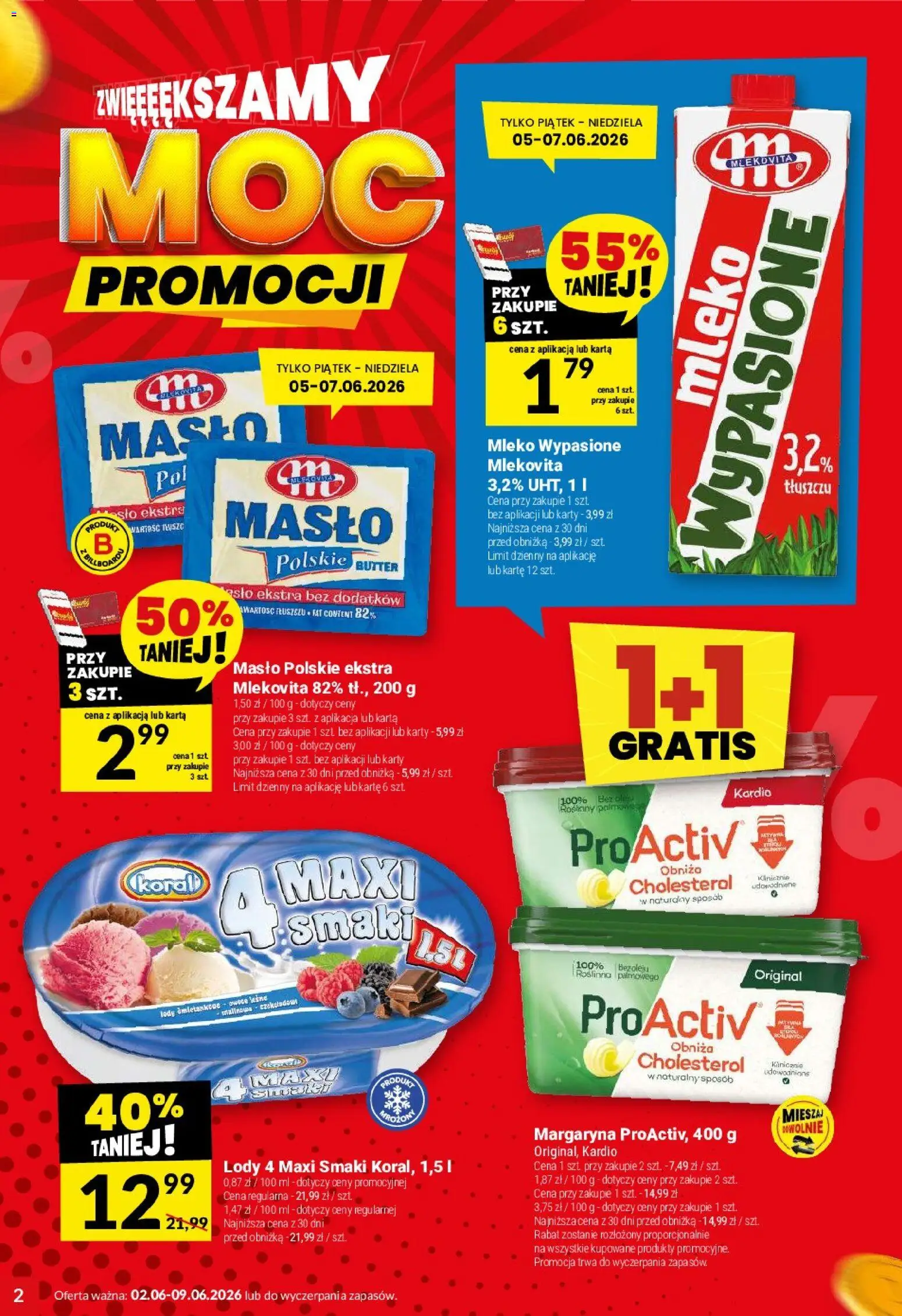 Twój Market gazetka od 02.06.2026 | Strona: 2 | Produkty: Masło Polskie, Mleko, Masło, Owoce