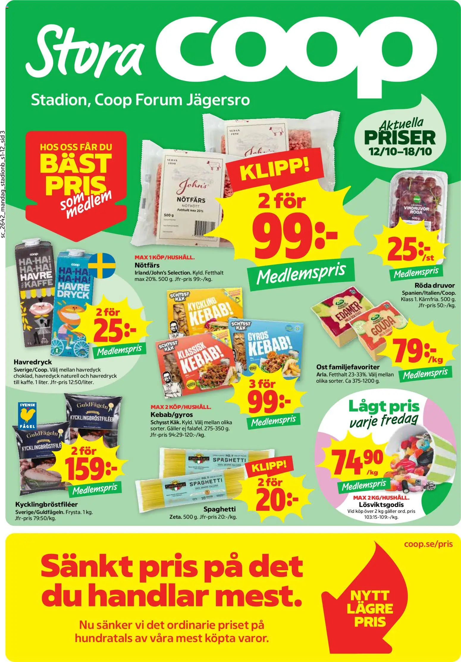 Coop Forum reklamblad aktuell från 12/10/2026 | Sida: 3