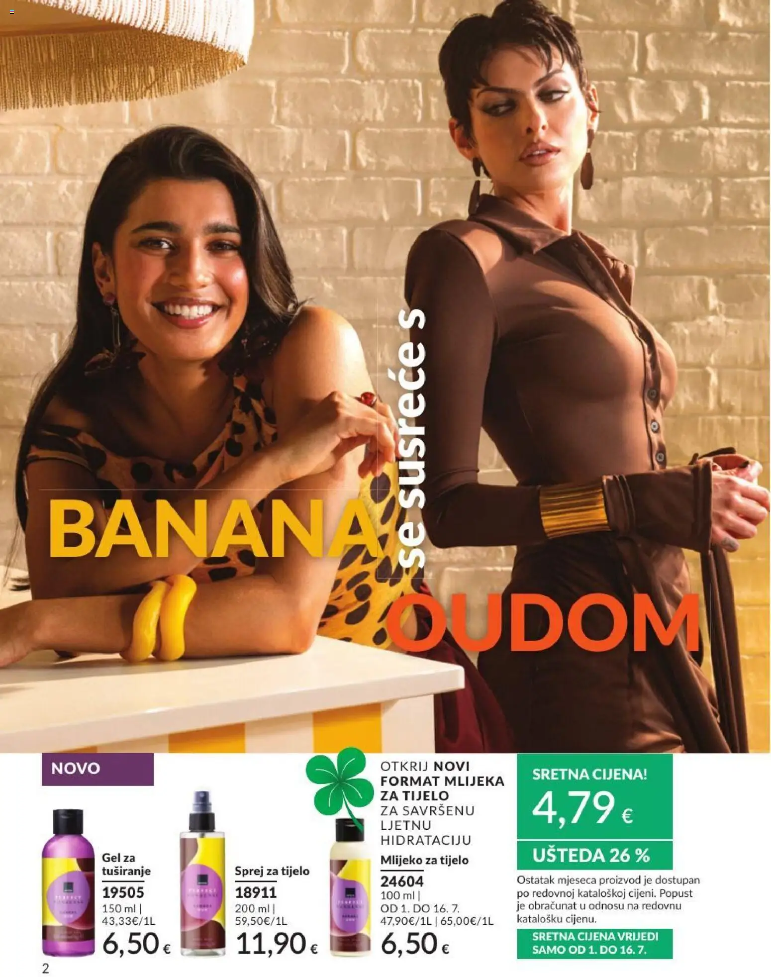 Avon katalog | vrijedi od 30.06.2026 | Stranica: 2 | Proizvodi: Sprej za tijelo, Mlijeko, Mlijeko za tijelo
