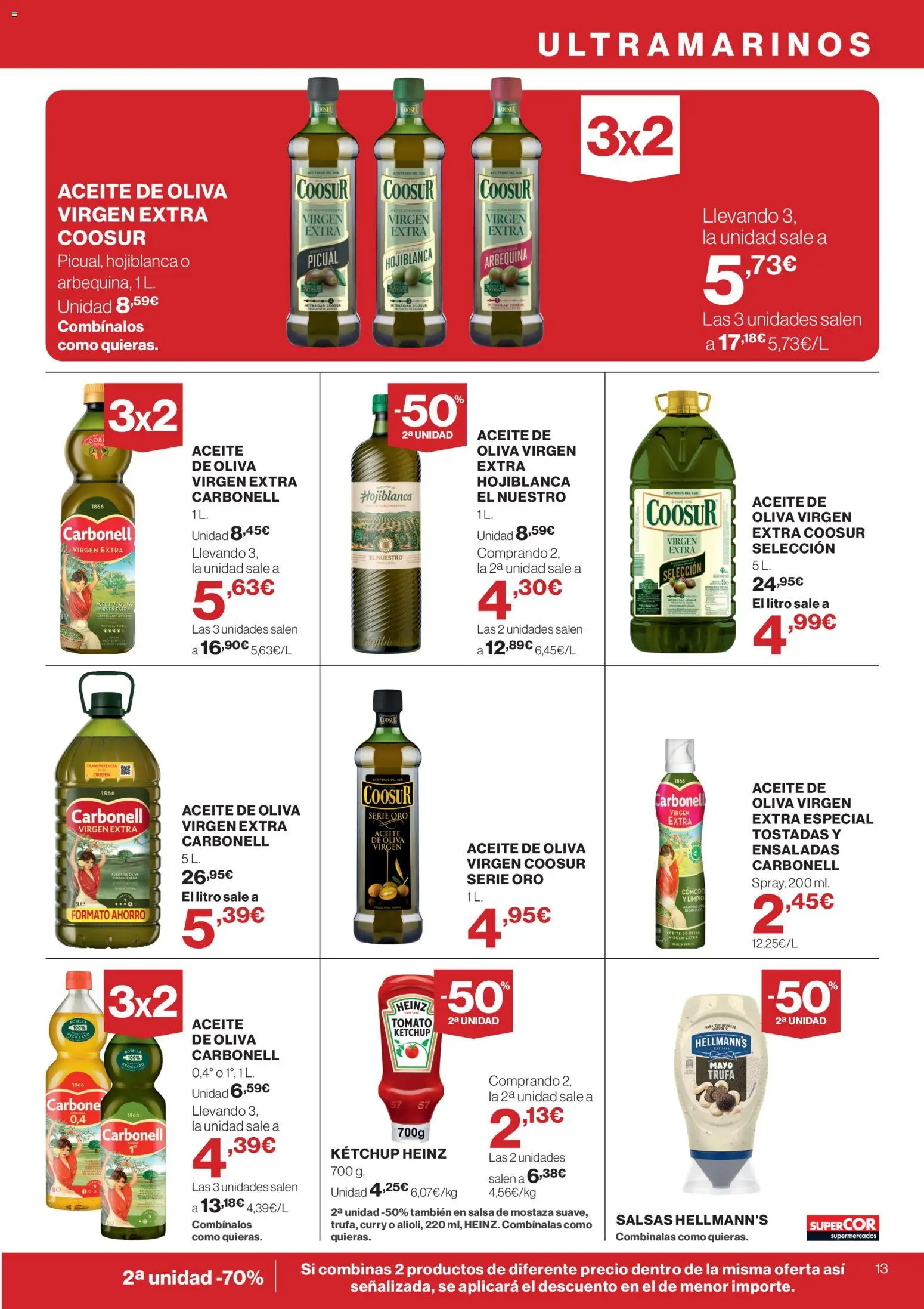 Supercor Canarias │ válido desde el 06.05.2026 | Página: 13 | Productos: Aceite, Aceite de oliva, Aceite de oliva virgen extra