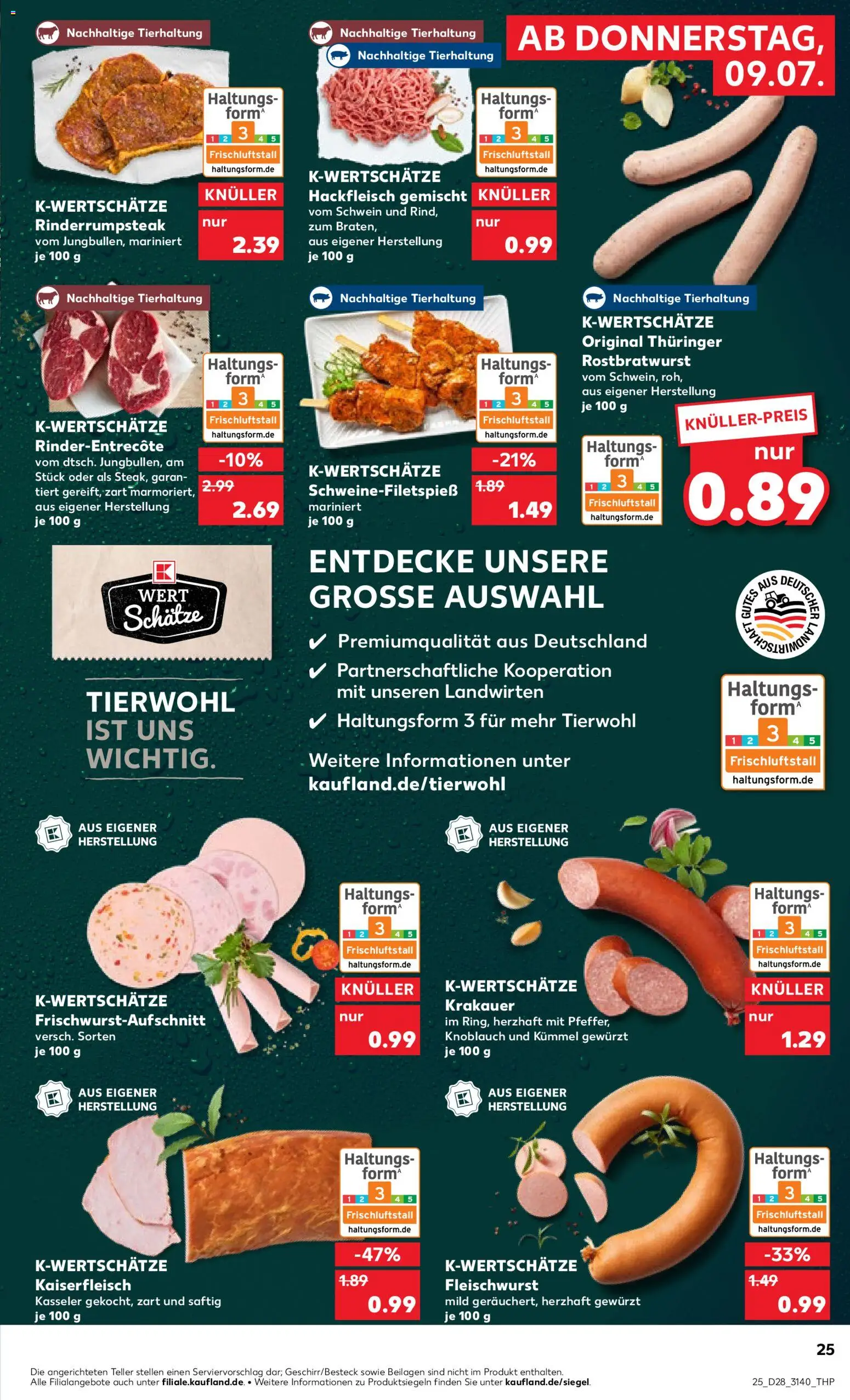 Kaufland Prospekt Leipzig – gültig ab 09.07.2026 | Seite: 25 | Produkte: Knoblauch, Hackfleisch