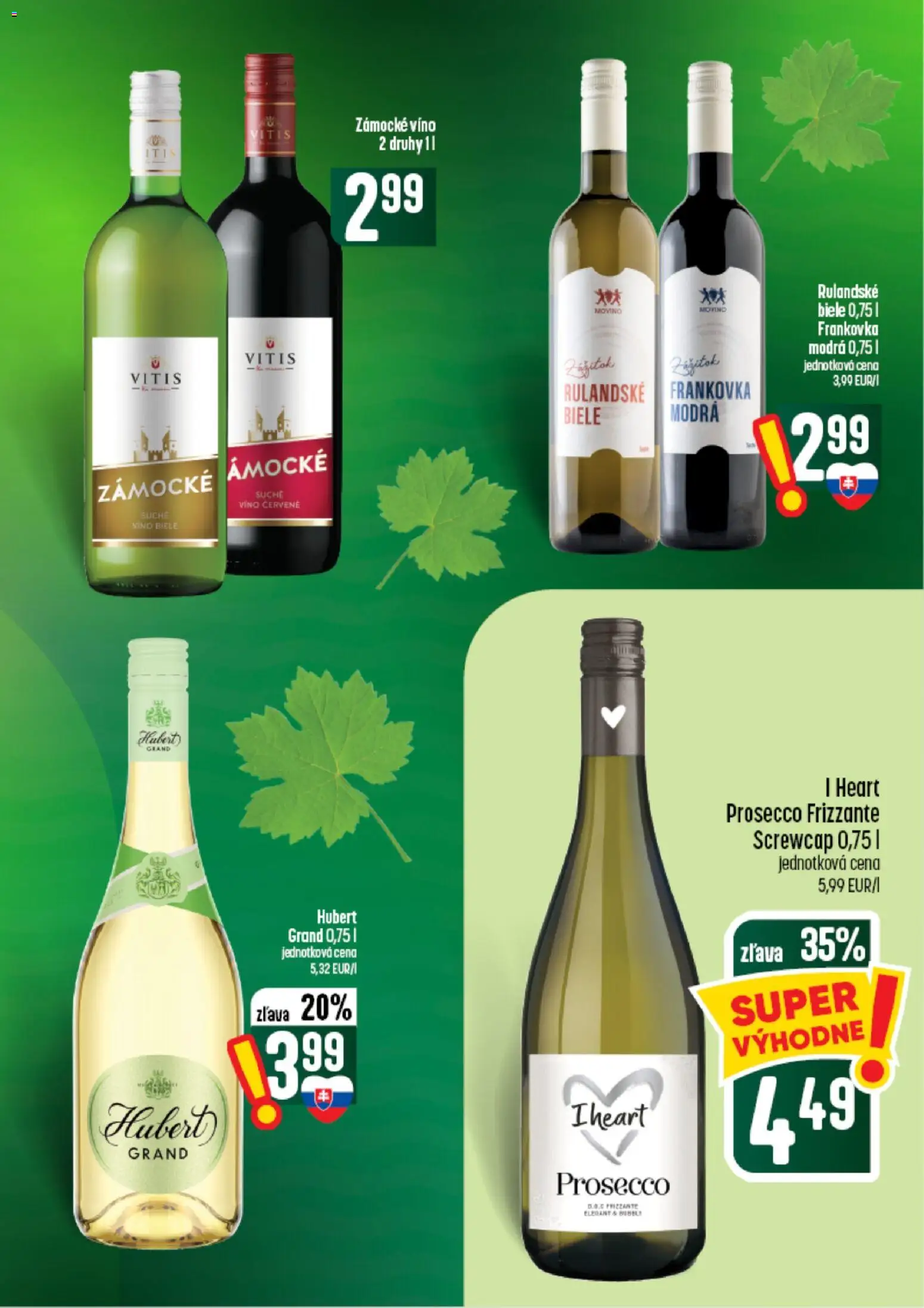 Nové COOP Jednota akcie – leták je platný od 24.09.2026 | Strana: 49 | Produkty: Víno, Prosecco