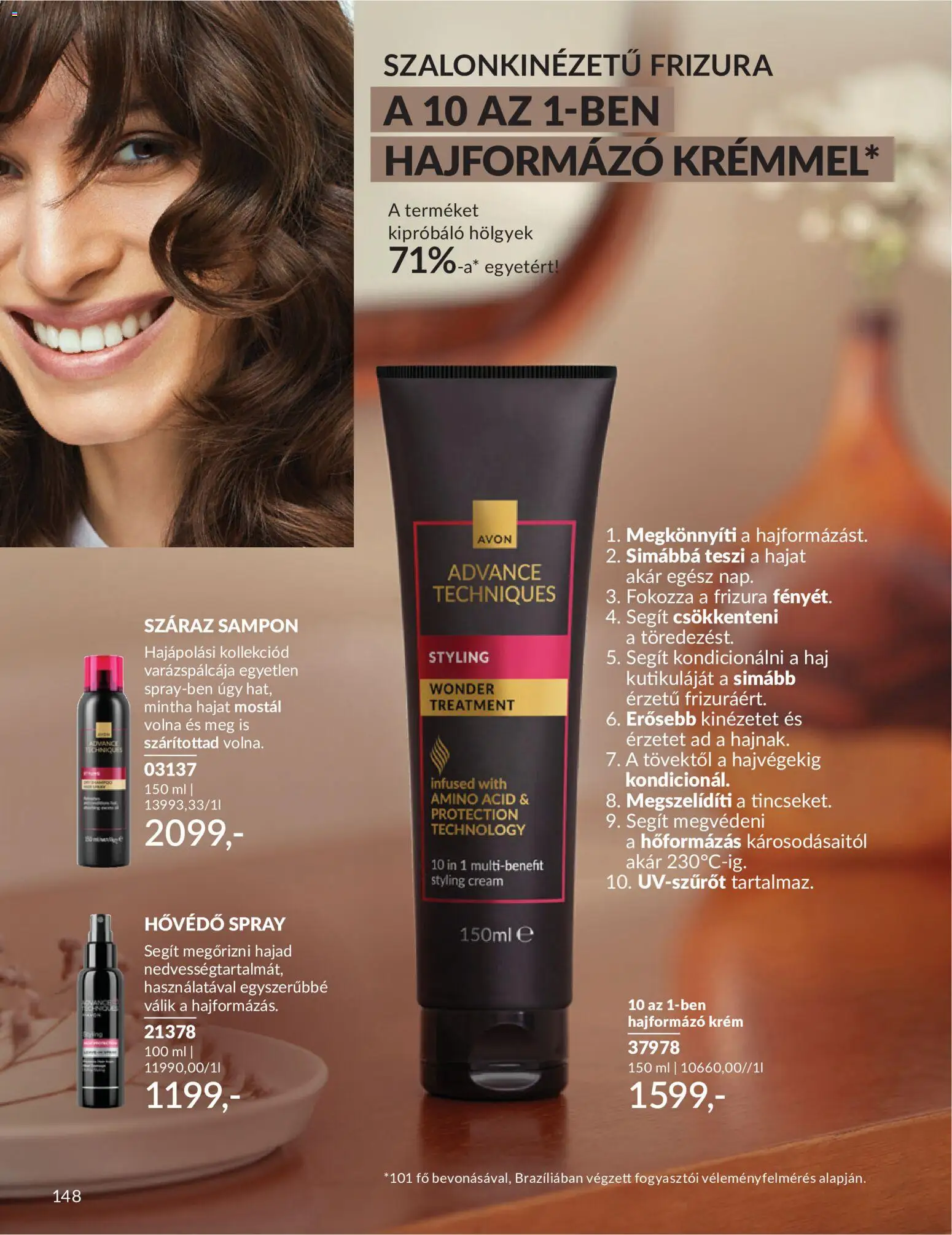 Avon akciós ujság - amely érvényes a következő dátumtól: 01.06.2026 | Oldal: 180 | Termékek: Hajformázó, Sampon