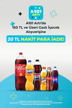 09.05.2026 tarihinden itibaren geçerli olan A101 kataloğu önizlemesi