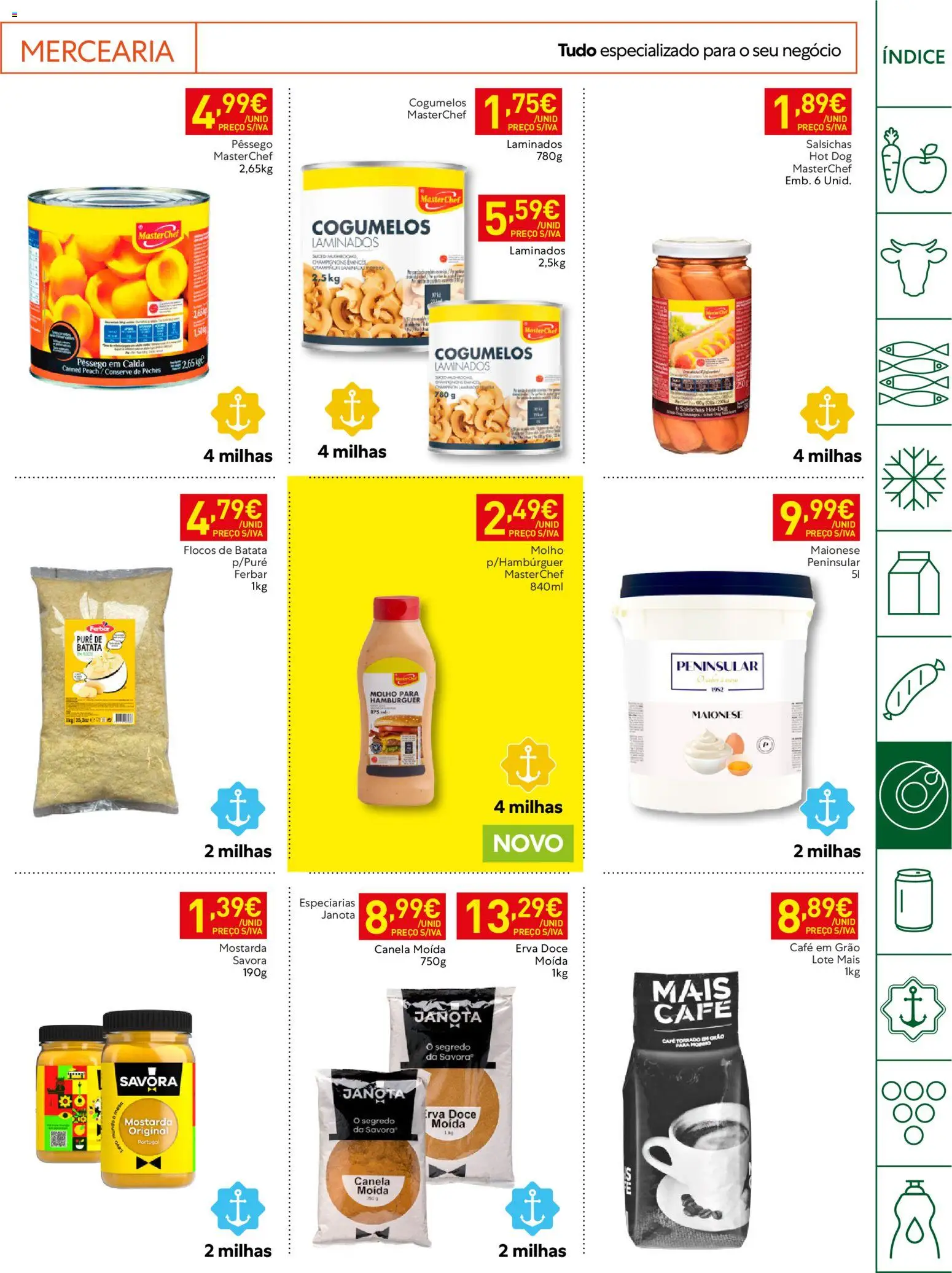 Recheio folheto Horeca Madeira │ válido de 20/10/2026 | Página: 13 | Produtos: Especiarias, Café em grão, Café, Cogumelos