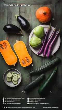 Pré-visualização Makro Especial Frutas e Verduras 2026 válido de 06.03.2026 | Página: 18 | Produtos: Curgete, Manteiga, Abóbora, Chuchu