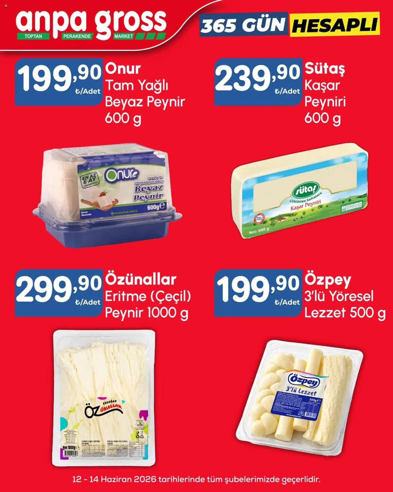 Anpa Gross Katalog - 12.06.2026 tarihinden itibaren geçerlidir | Sayfa: 5 | Ürünler: Peynir