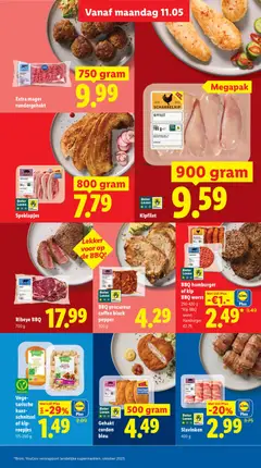Vegetarische kaas-schnitzel of kip-reepjes, Vegetarian cheese schnitzel or chicken strips, 175-200 g - Voorbeeld van een folder van Lidl, geldig van 11.05.2026 | Pagina: 15