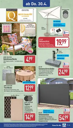 Aldi Prospekt 	 ab 27.04.2026 gültig | Seite: 23 | Produkte: Gewicht, Belavi, Kissen, Decke