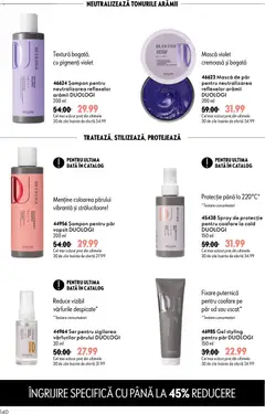 Ofertele Oriflame valabile de la 09.09.2026 | Pagină: 140 | Produse: Șampon, Mască de păr