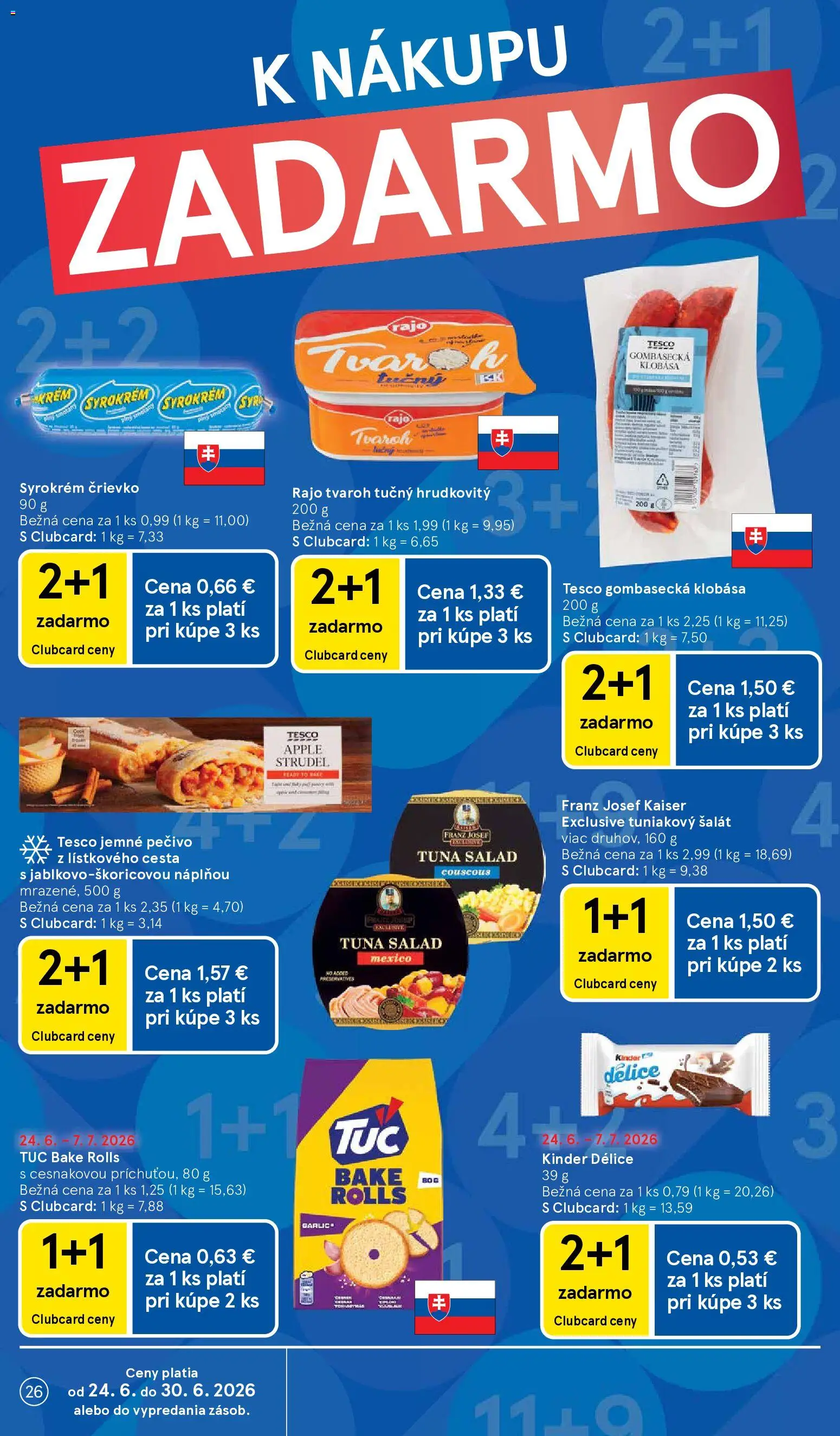 Nové Tesco akcie – leták je platný od 24.06.2026 | Strana: 26