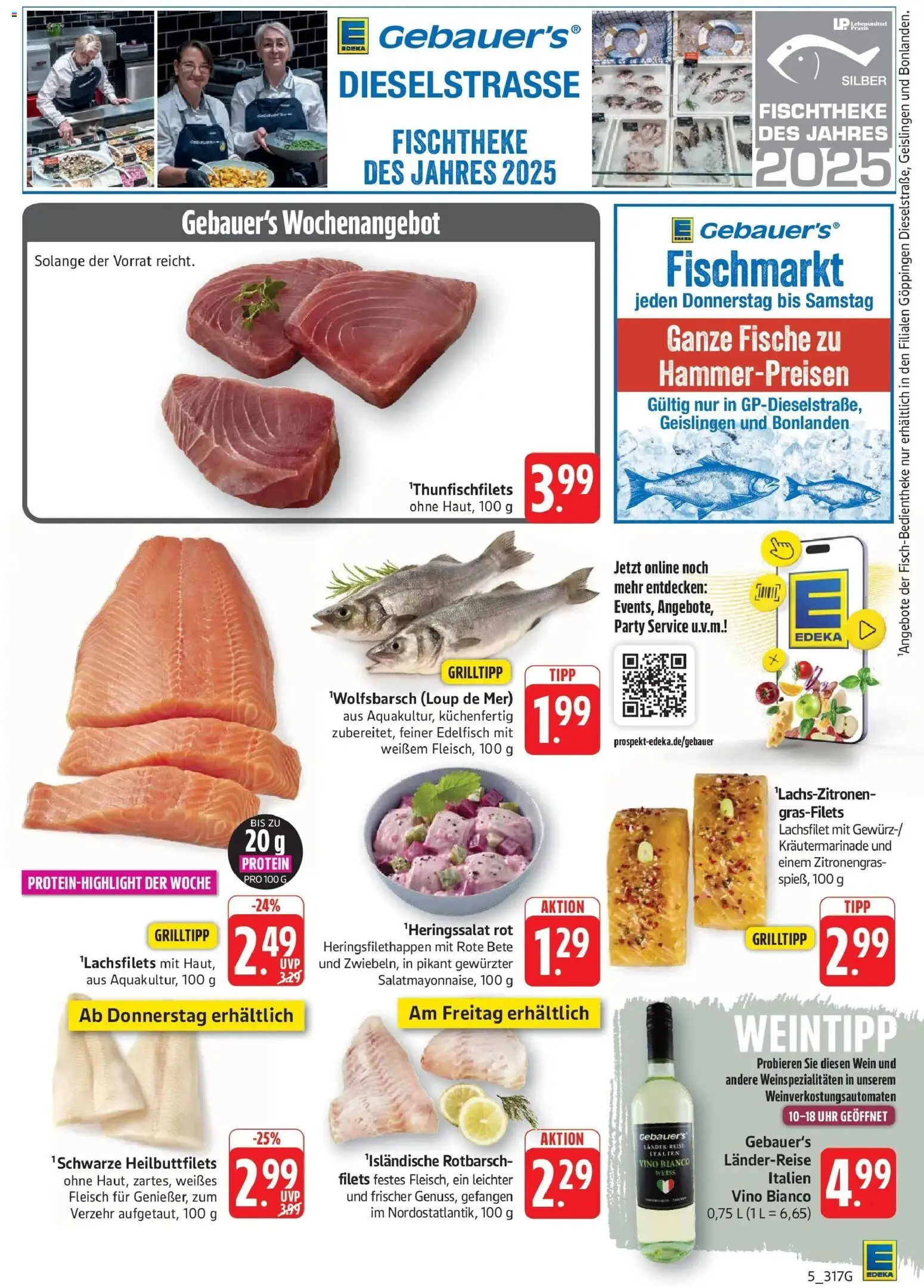 Edeka Prospekt Filderstadt-Bonlanden (ab 31.08.2026) » Angebote Online | Seite: 5 | Produkte: Zitronengras, Wein, Fleisch, Uhr
