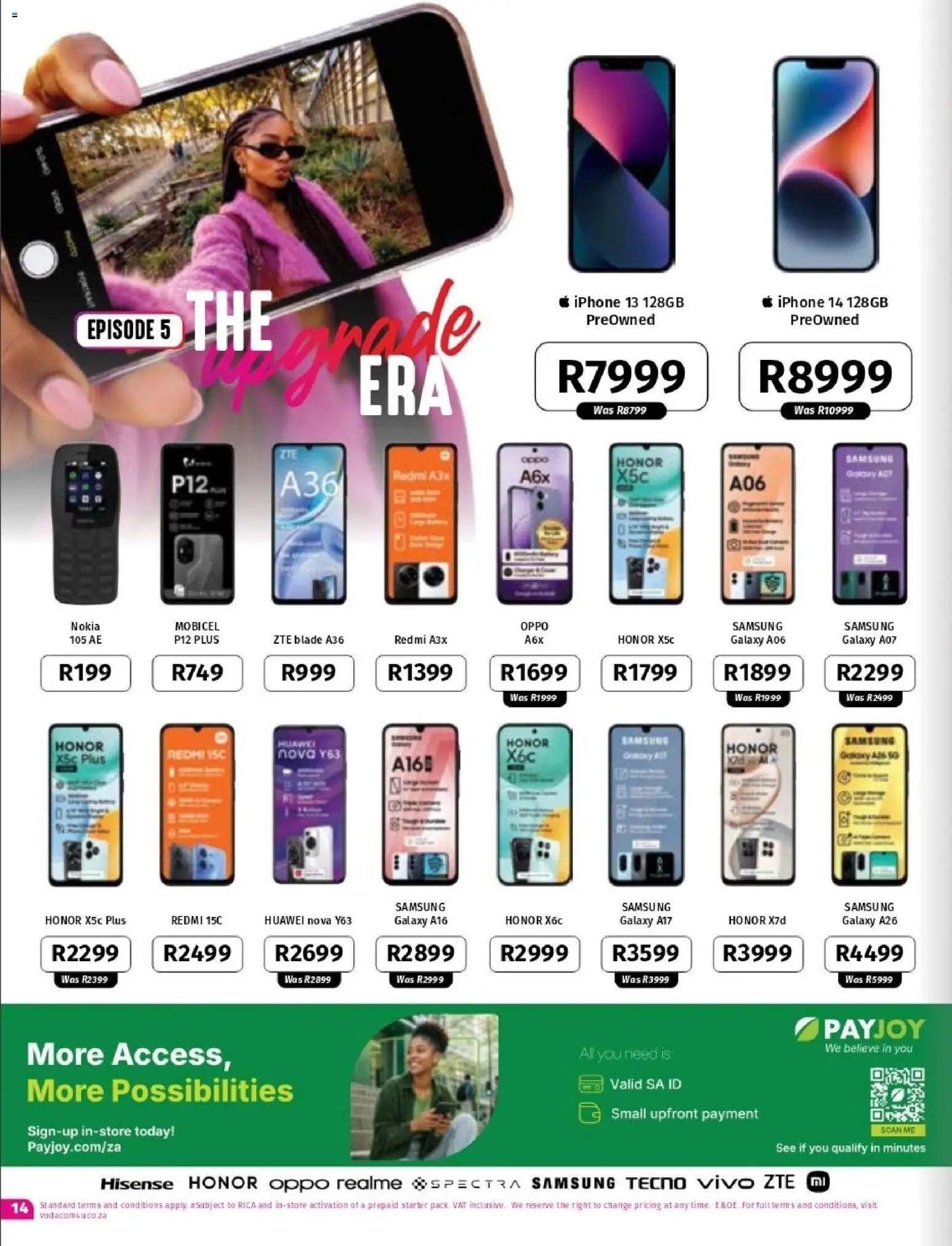 New Vodacom catalogue – valid from 09.06.2026 | Page: 14