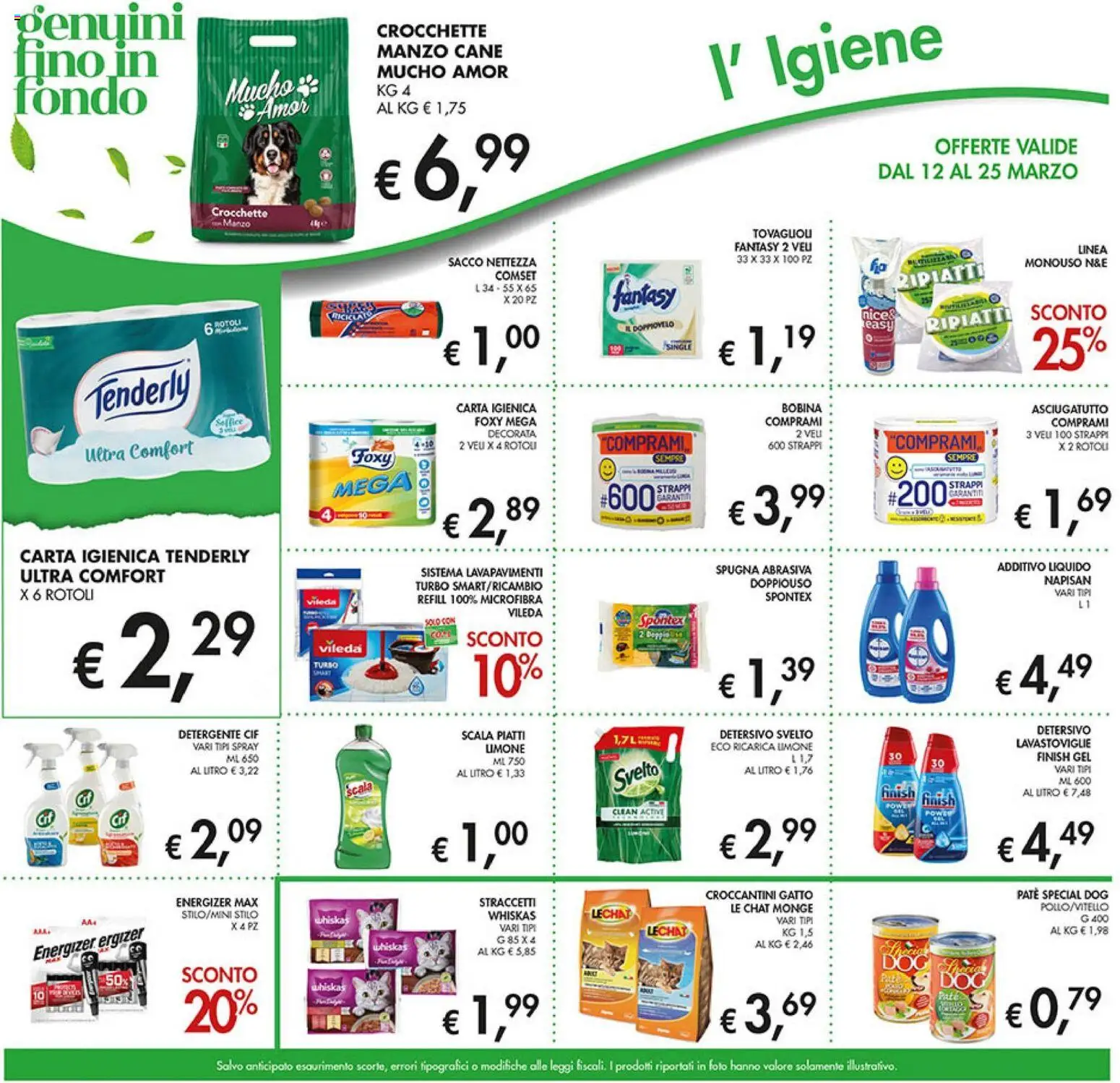 Volantino Coal del 12.03.2026 | Pagina: 20 | Prodotti: Paté, Limone, Crocchette, Asciugatutto