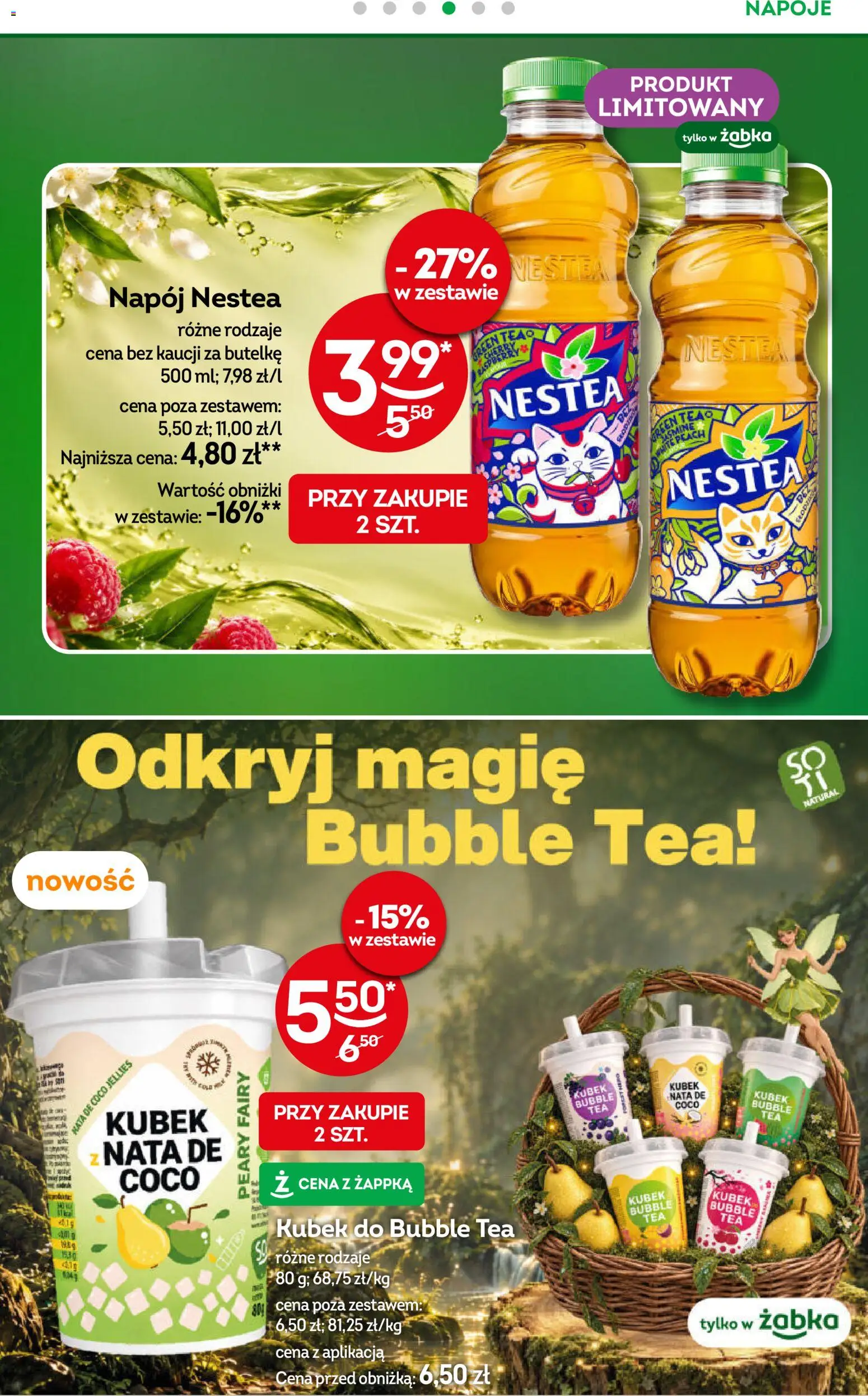 Żabka gazetka od 07.10.2026 | Strona: 23 | Produkty: Napoje, Fairy