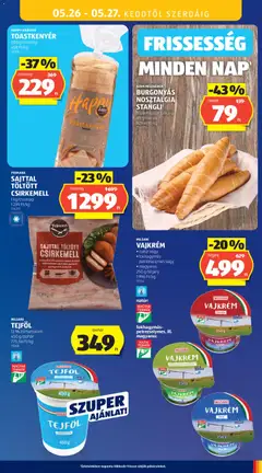 BURGONYÁS NOSZTALGIA STANGLI, frissen sütött pékáru 85 g/darab - amely érvényes a következő dátumtól: 21.05.2026 | Oldal: 35