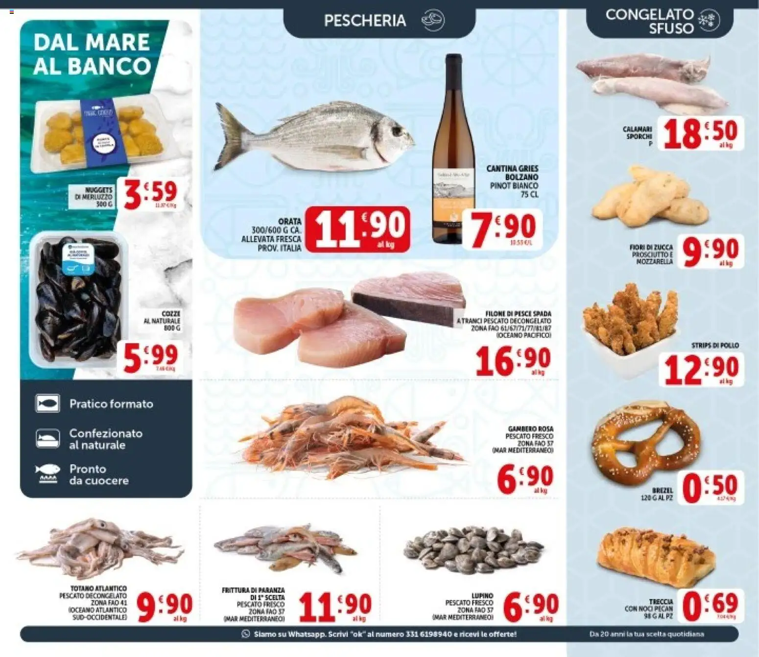 Volantino Decò del 08.06.2026 | Pagina: 7 | Prodotti: Nuggets, Noci, Totano, Pesce spada