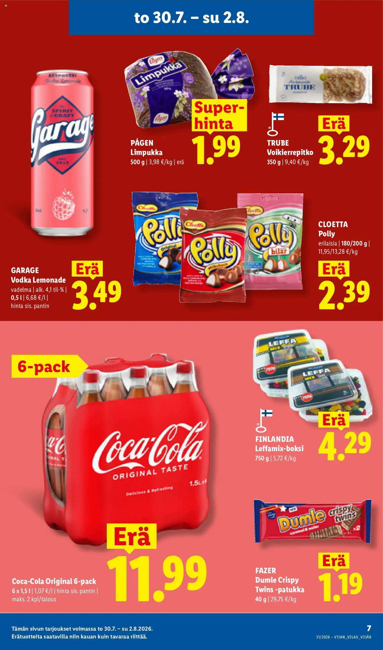 Lidl tarjoukset – voimassa 30/07/2026 alkaen | Sivu: 7