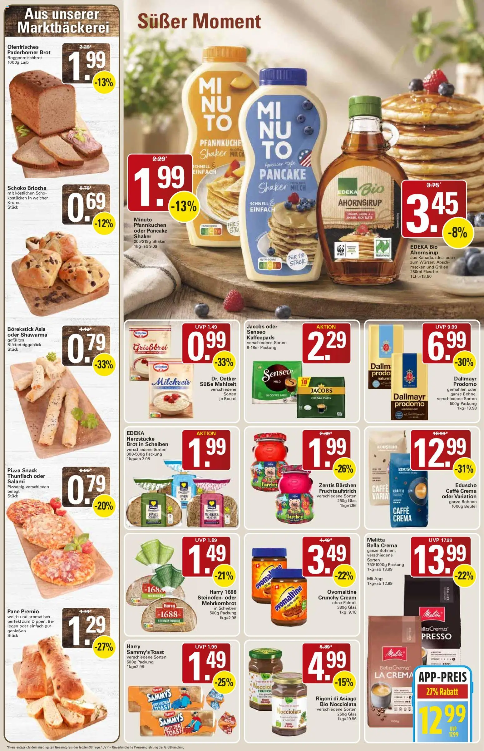 WEZ Prospekt – gültig ab 27.07.2026 | Seite: 10 | Produkte: Kaffeepads, Thunfisch, Toast, Pane