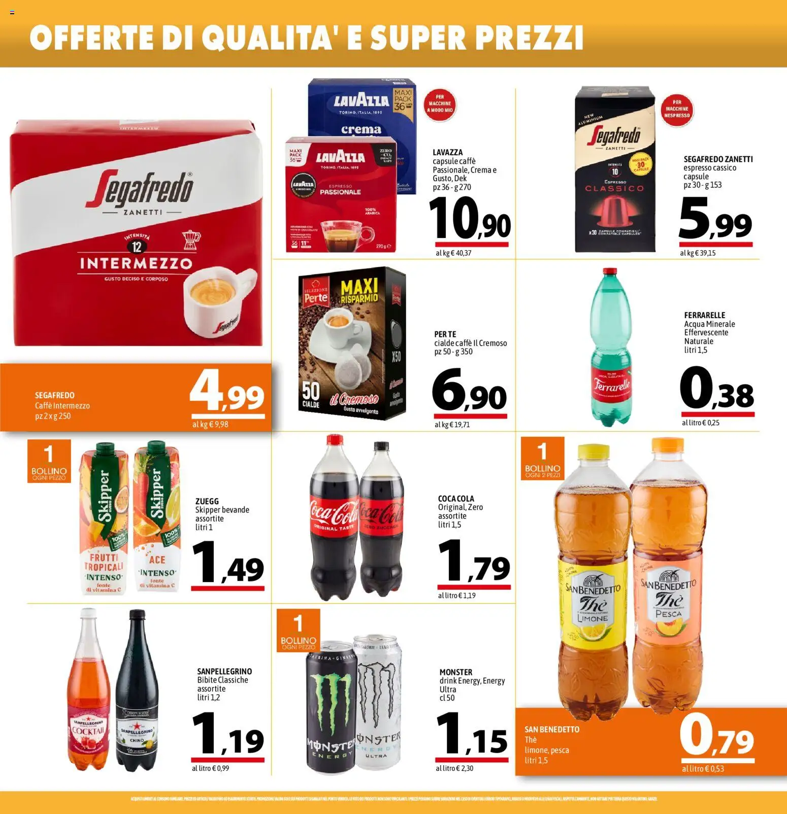 Volantino A&O del 09/07/2026 | Pagina: 12 | Prodotti: Crema, Limone, Lavazza, Ferrarelle