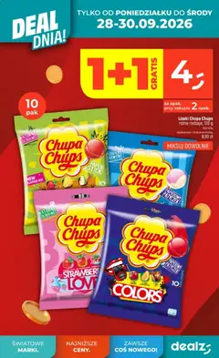 Pogląd oferty "Dealz gazetka" - ważna od 24.09.2026 | Strona: 9 | Produkty: Lizaki, Lizaki chupa chups