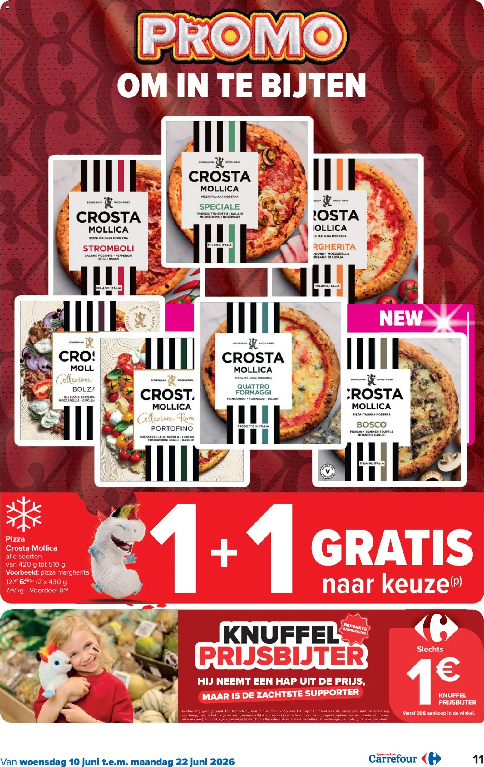 {H1} | Pagina: 11 | Producten: Pizza, Mozzarella