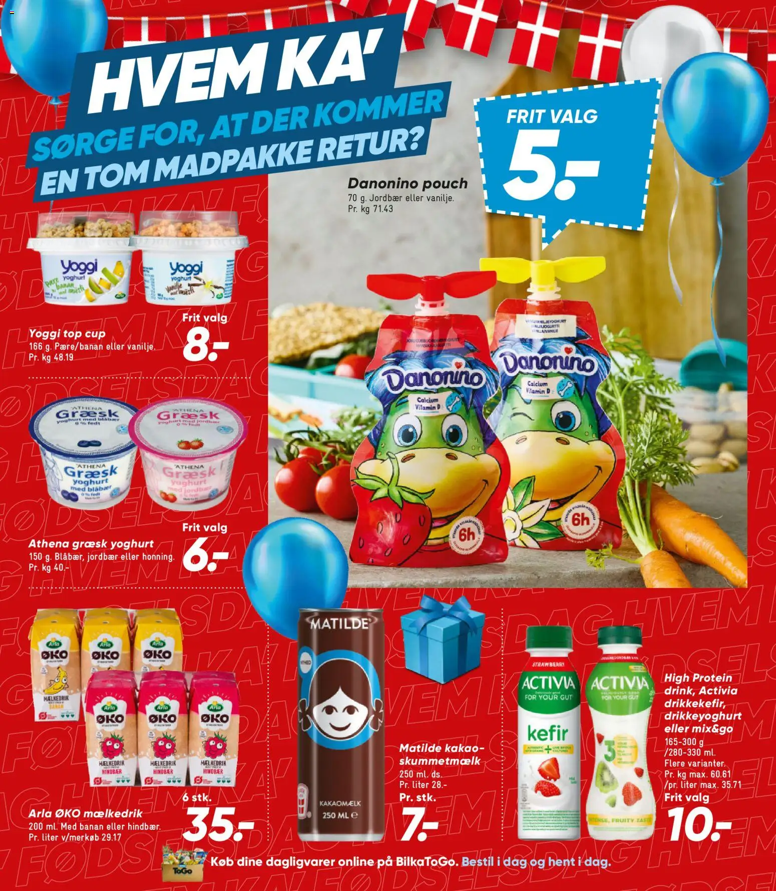 Bilka tilbudsavis – gyldig fra 24/07/2026 | Side: 27 | Produkter: Blåbær, Kakaomælk, Kakao, Drikkeyoghurt