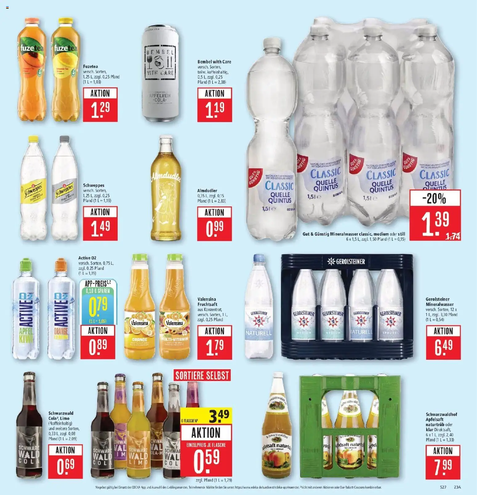 Marktkauf Prospekt Aschaffenburg (ab 05.10.2026) » Angebote online | Seite: 29 | Produkte: Cola, Äpfel, Schweppes, Valensina