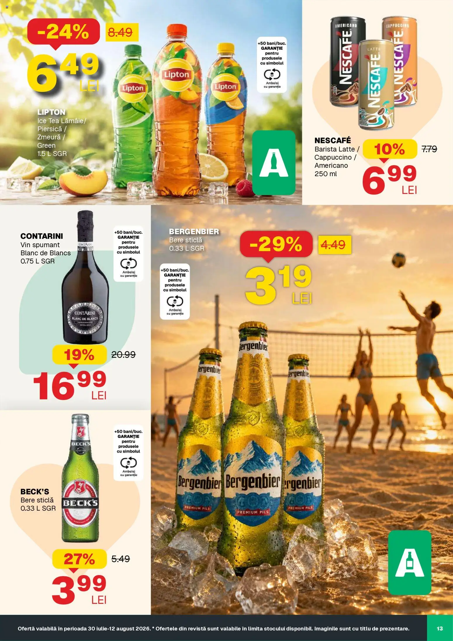 Noul catalog Annabella – valabil de la 30.07.2026 | Pagină: 13 | Produse: Piersică, Vin, Bere, Ice tea