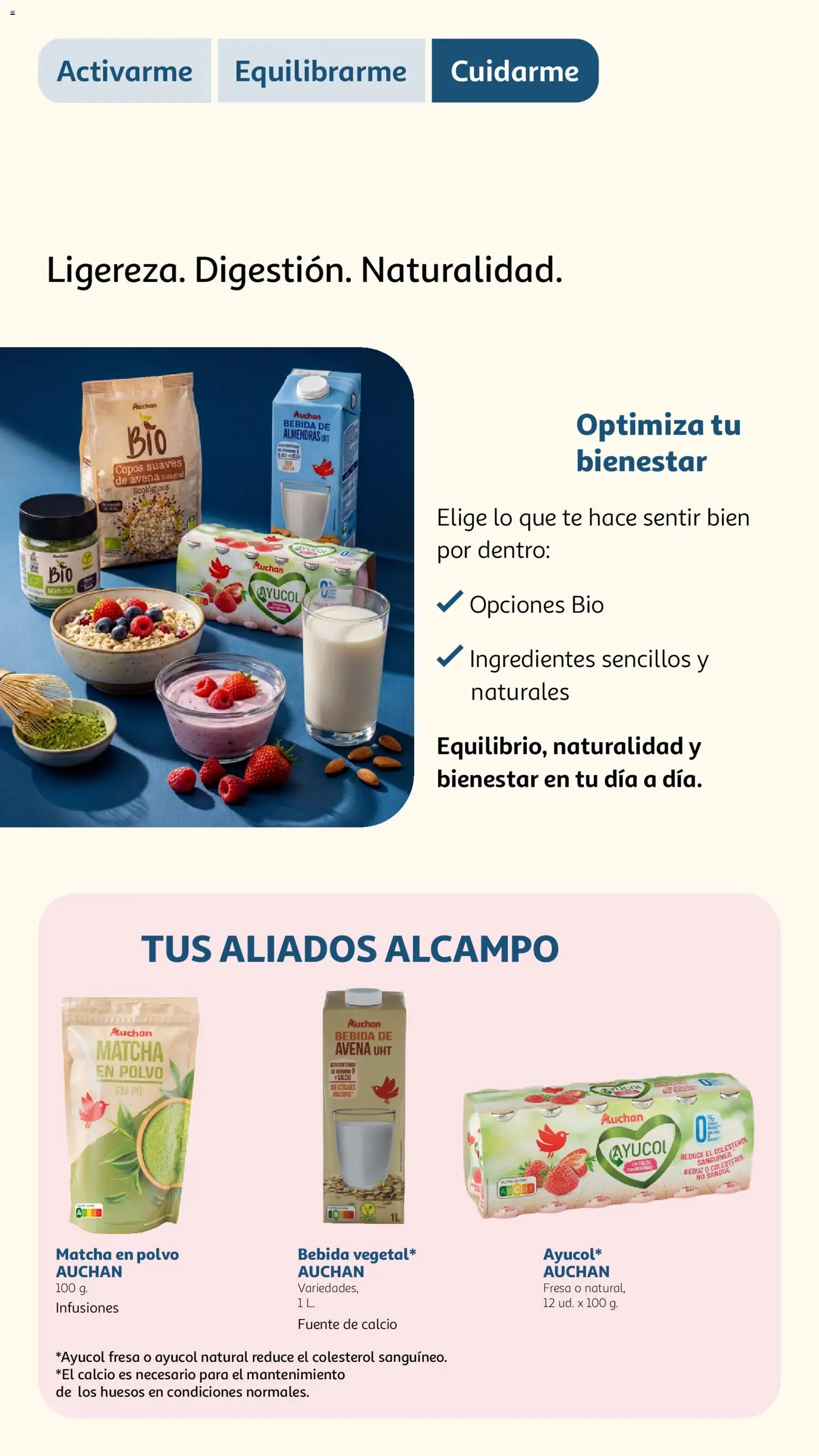 Alcampo - ALC Nutrición activa Rendimiento diario │ válido desde el 15.06.2026 | Página: 14 | Productos: Té, Copos, Bebida de almendras, Bebida de avena