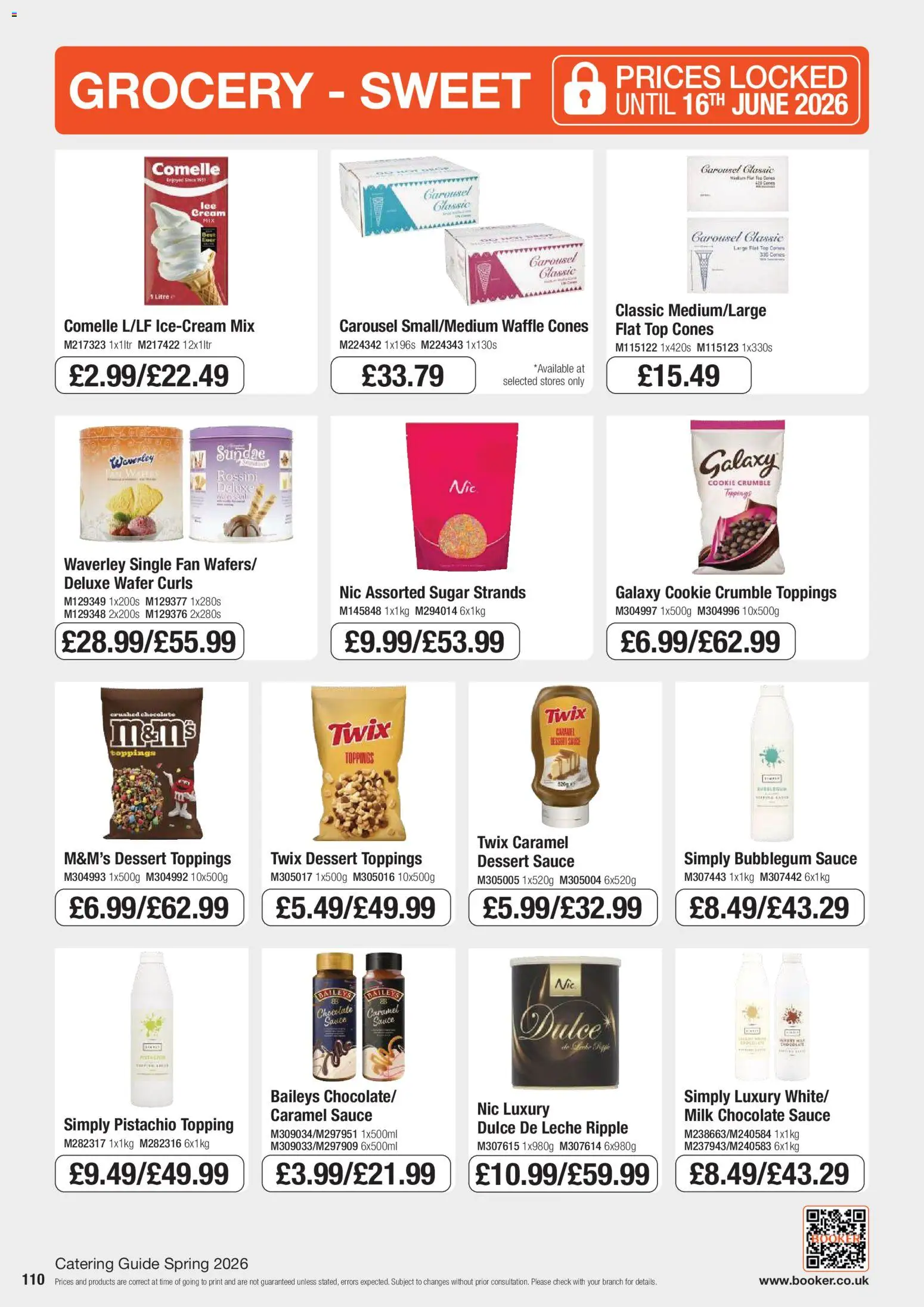 {H1} | Page: 110 | Products: Sauce, Chocolate, Cream, Papier carton