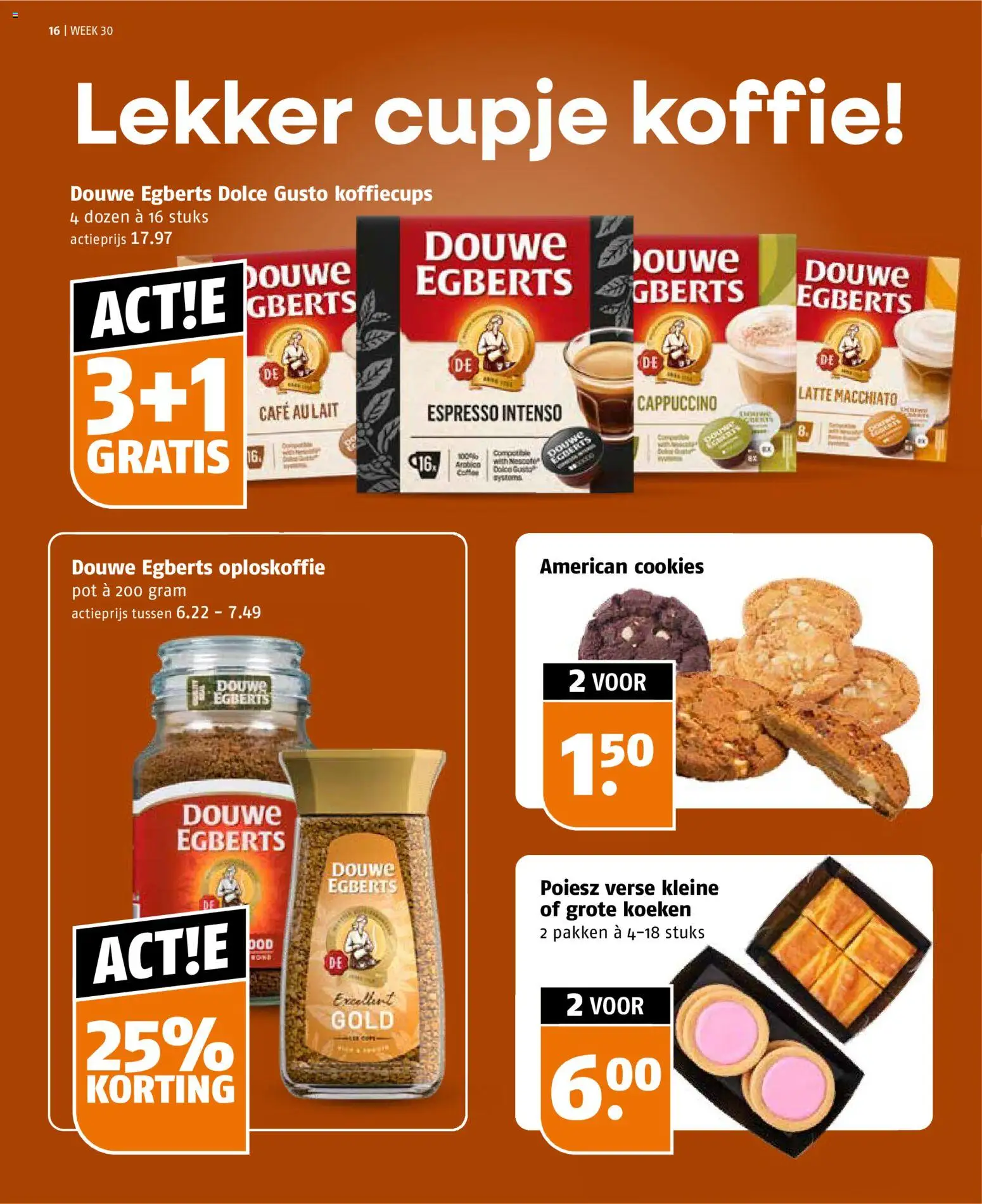 {H1} | Pagina: 16 | Producten: Koffie, Pot, Oploskoffie, Cappuccino