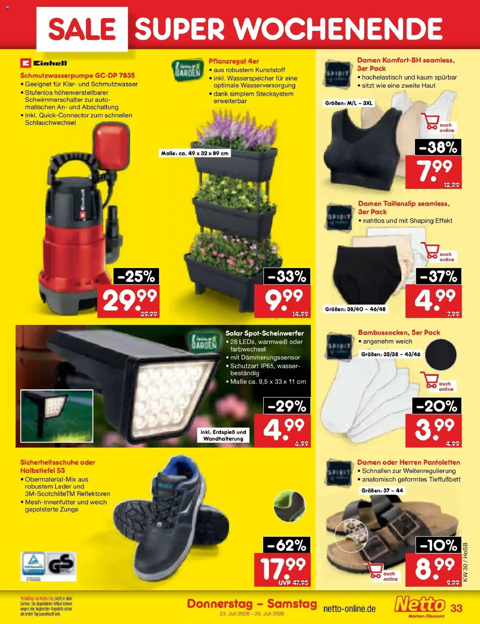 Netto Marken-Discount Prospekt Hannover – gültig ab 20.07.2026 | Seite: 53 | Produkte: Wasser