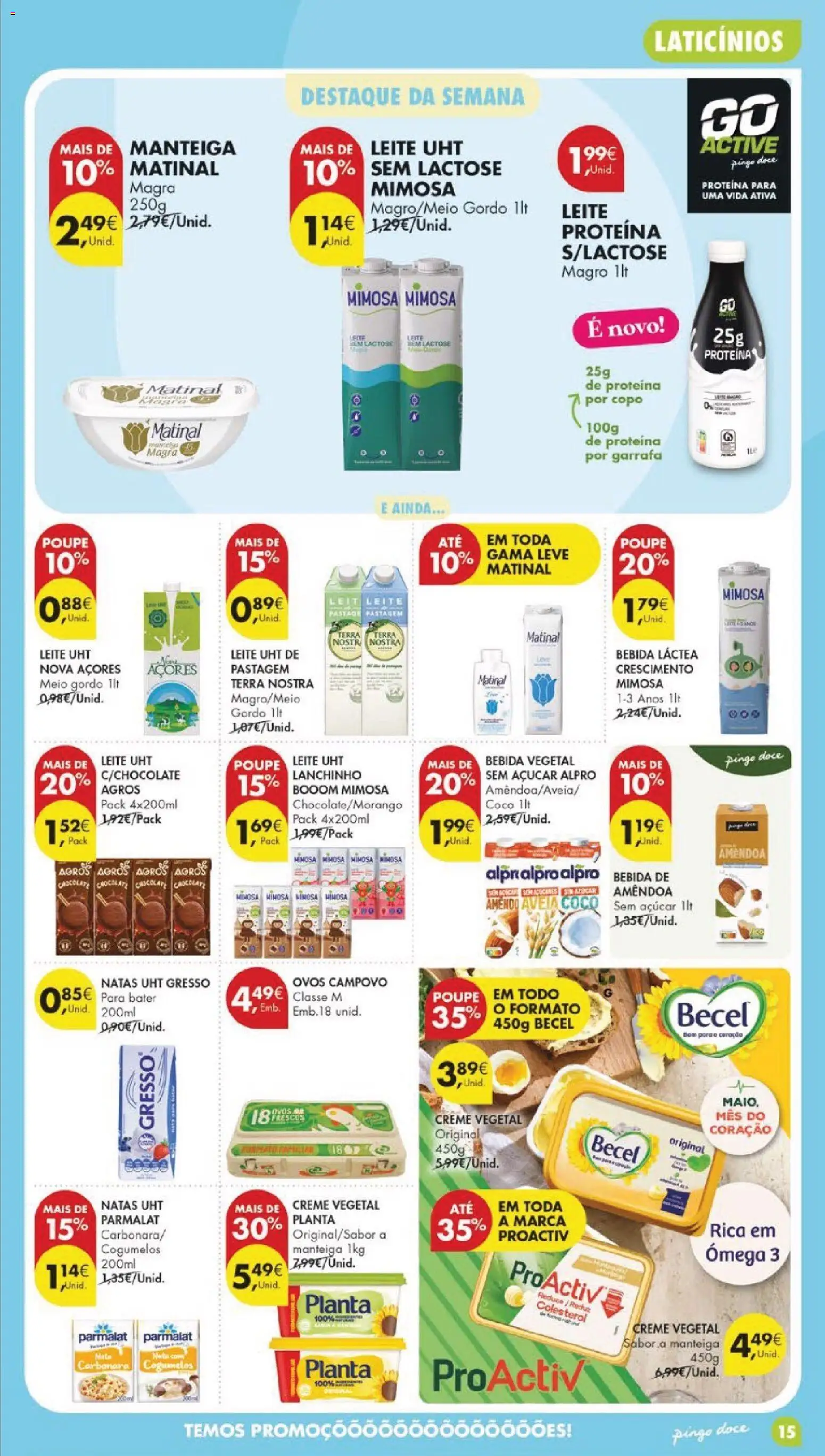 Pingo Doce folheto │ válido de 26.05.2026 | Página: 17 | Produtos: Leite proteina, Leite, Ovos, Cogumelos