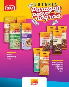 Pogląd oferty "Topaz gazetka - Loteria Paragonowa" - ważna od 24.08.2026 | Strona: 52 | Produkty: Wafle, Wafle kukurydziane, Wafle ryżowe, Ryż