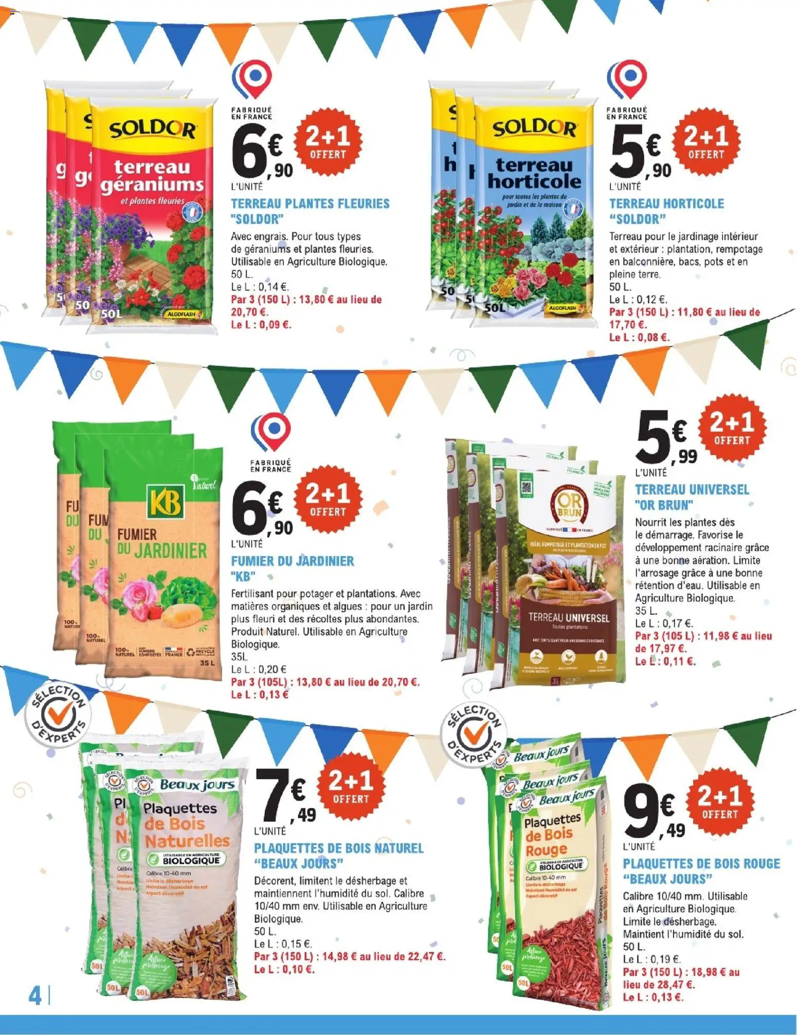 {H1} | Page: 4 | Produits: Terreau Universel, Plantes, Terreau, Terreau horticole